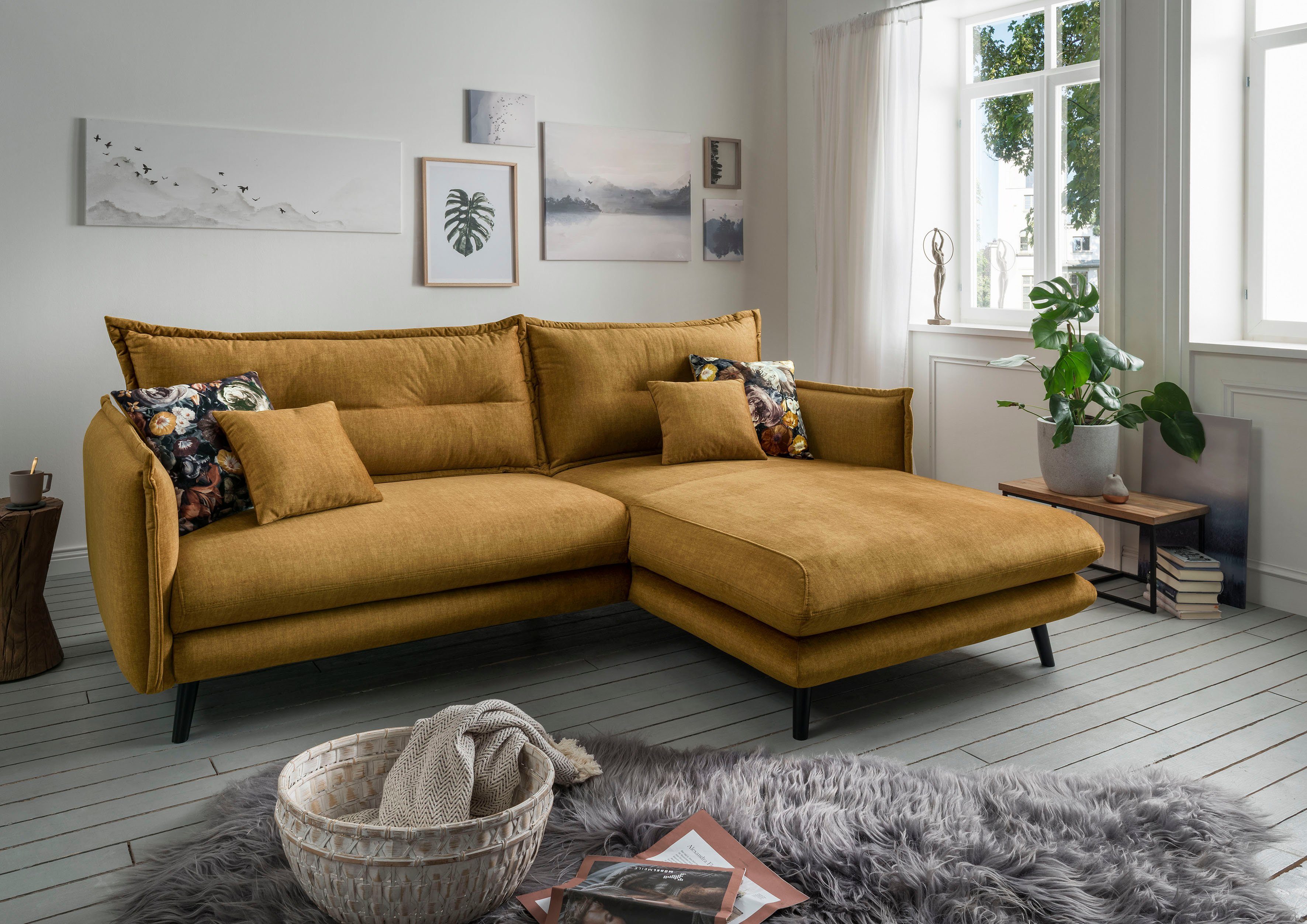 INOSIGN Ecksofa Lazio modernes Design, bequem, günstig online kaufen