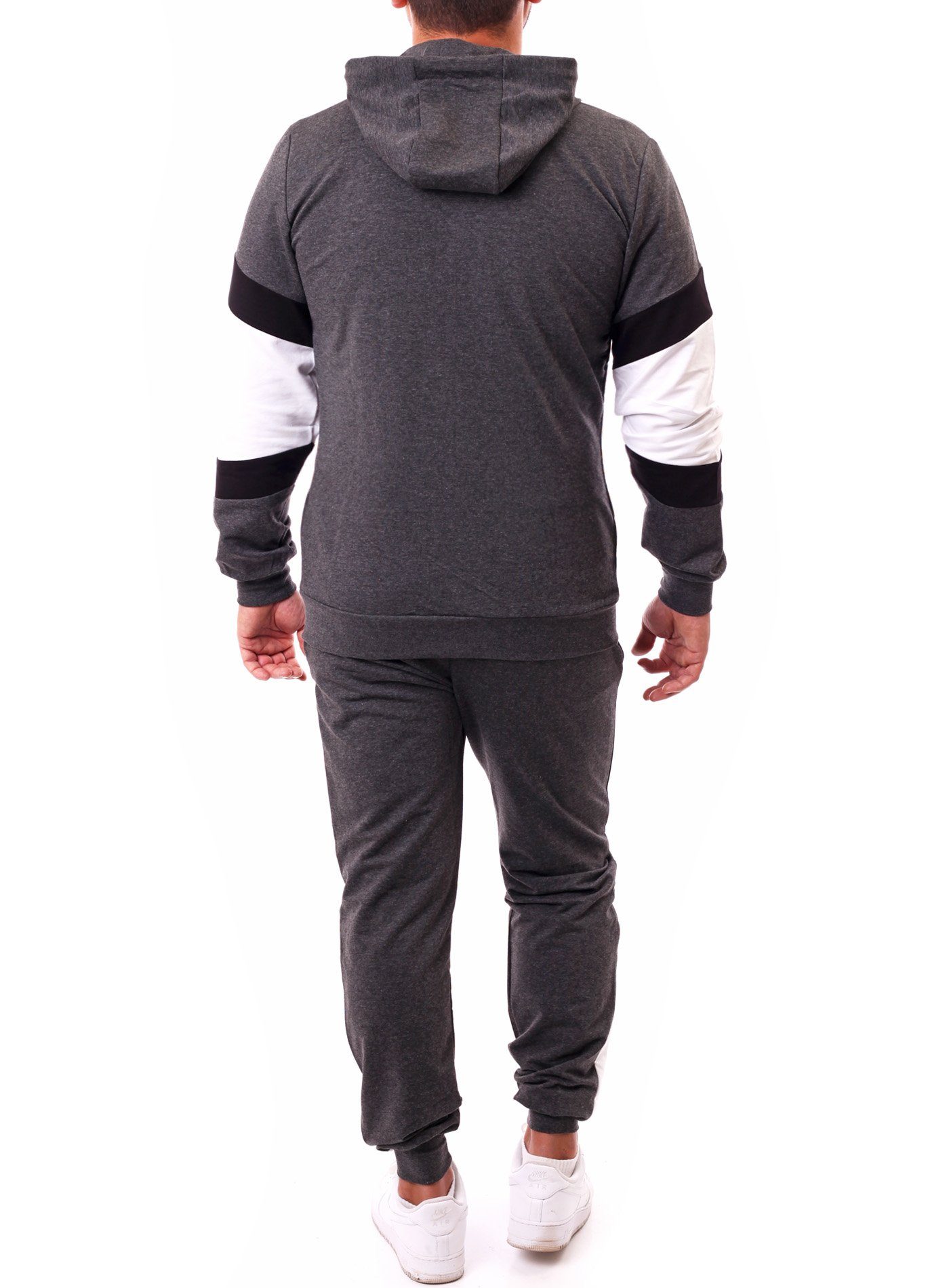 Reslad Jogginganzug Reslad Trainingsanzug Herren Jogginganzug Männer Sportanzug, Freizeit, Sweatjacke + Jogginghose SET Gym Fitness Sportanzug Freizeitanzug – Bild 4 von 5