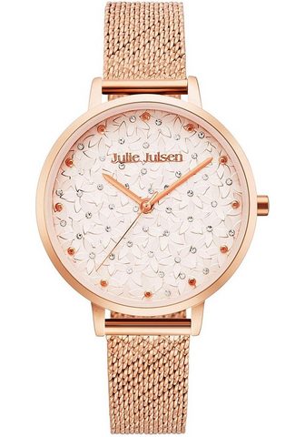 JULIE JULSEN Часы »PETALS ROSÉ сетка J...