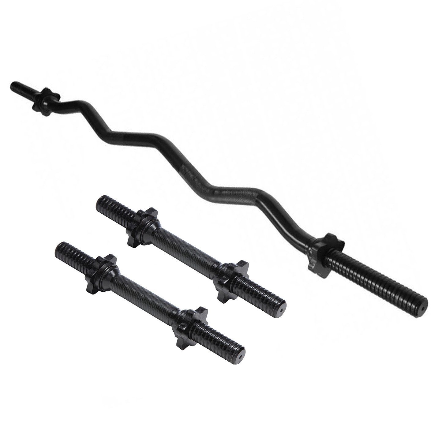GORILLA SPORTS Hantel-Set Hantelset mit Kurzhanteln und SZ-Hantelstange