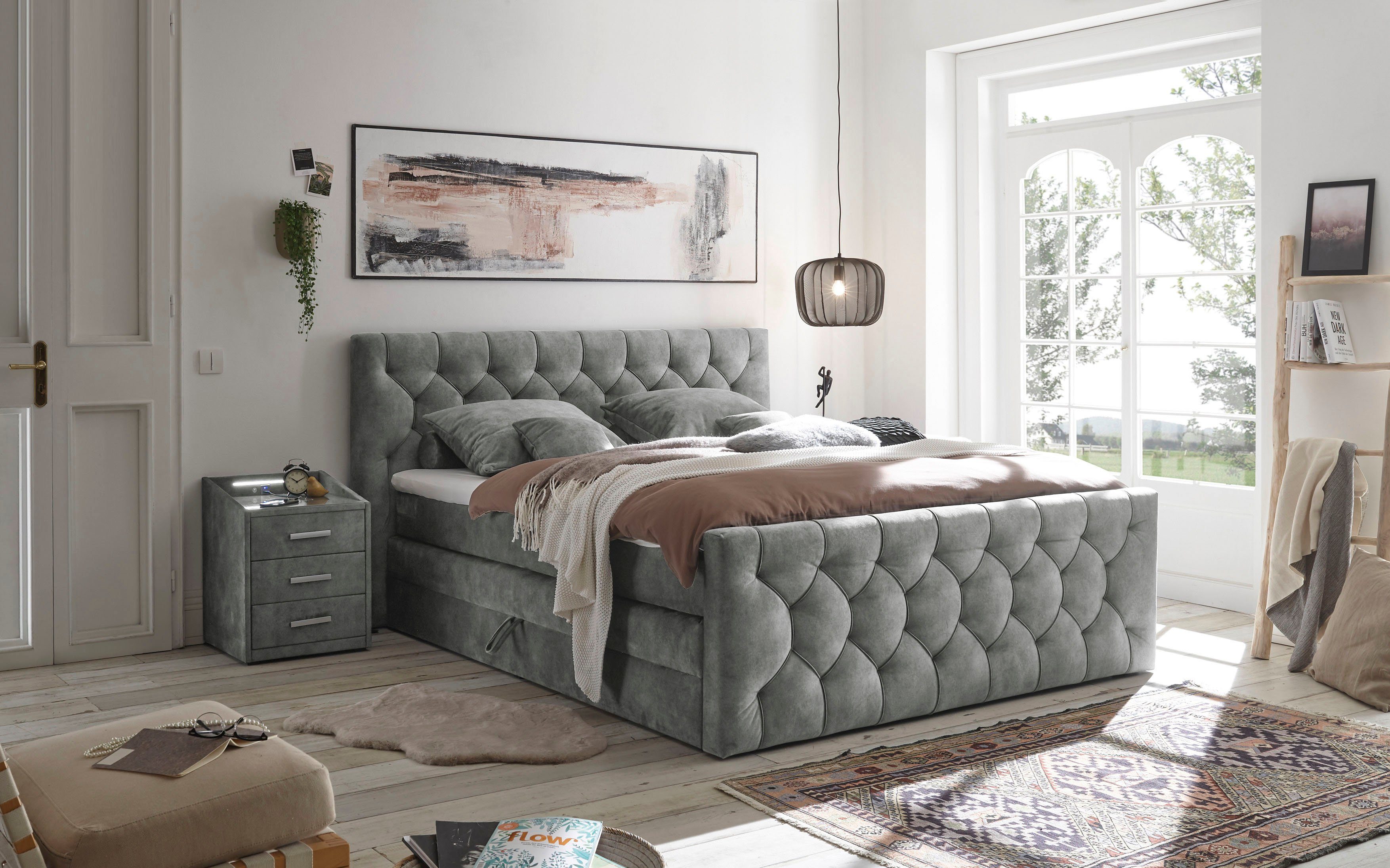 ED EXCITING DESIGN Boxspringbett "Cashfield", OTTOs Choice! Topseller inkl. günstig online kaufen