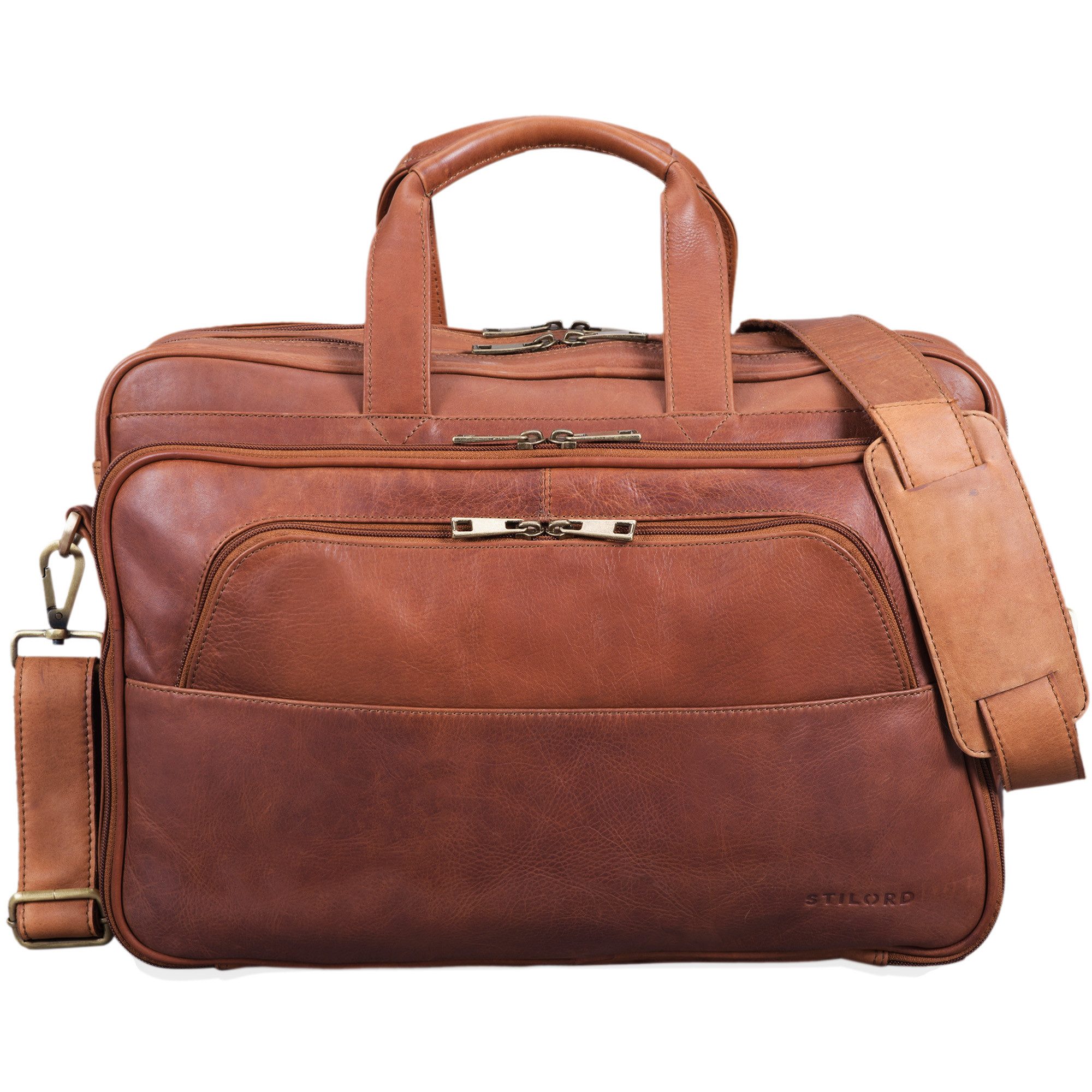 STILORD Aktentasche "Artemis" Vintage Lehrertasche Leder Aktentasche