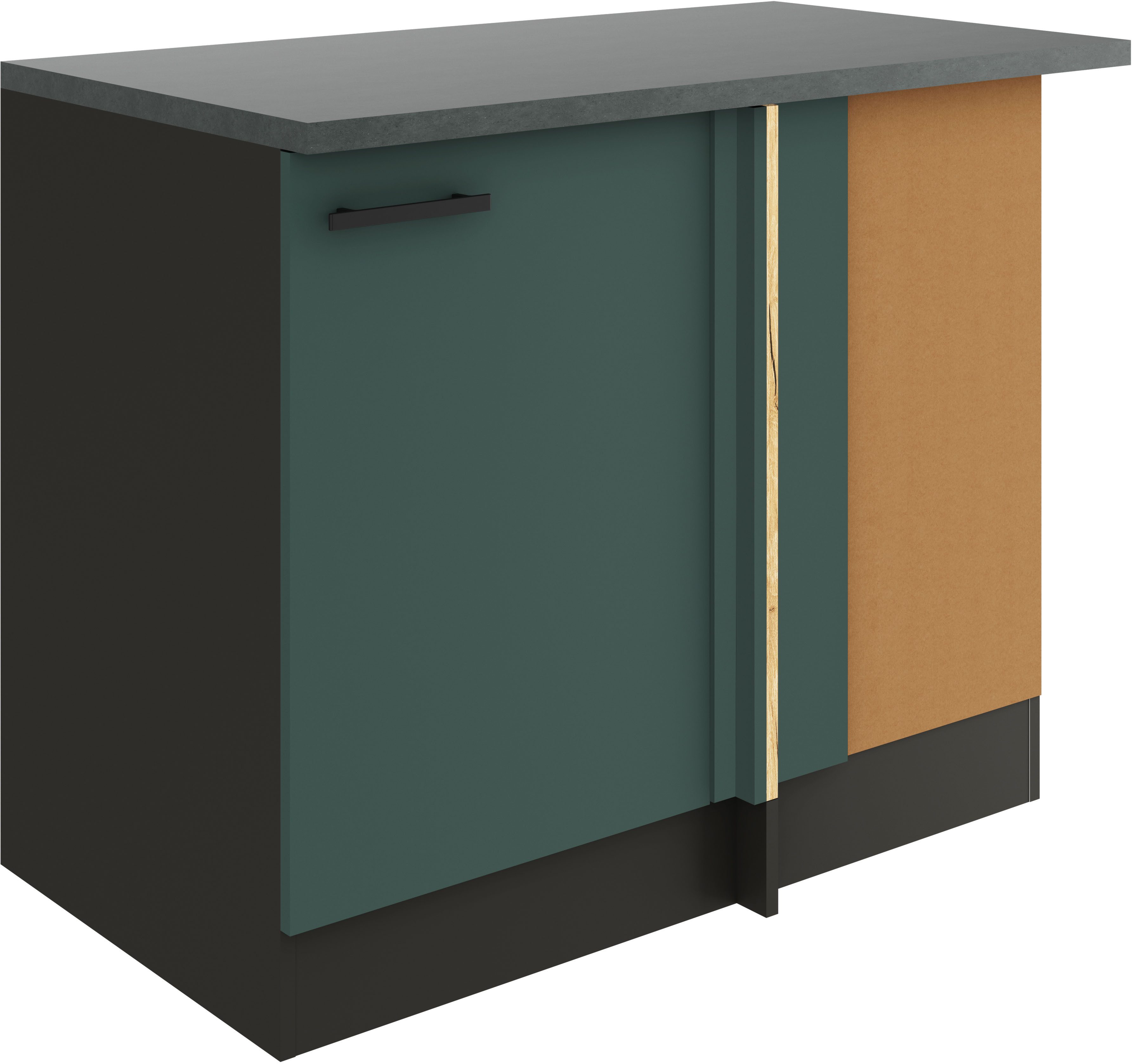 OPTIFIT Eckunterschrank Palma Breite 100 cm, Türanschlag wechselbar