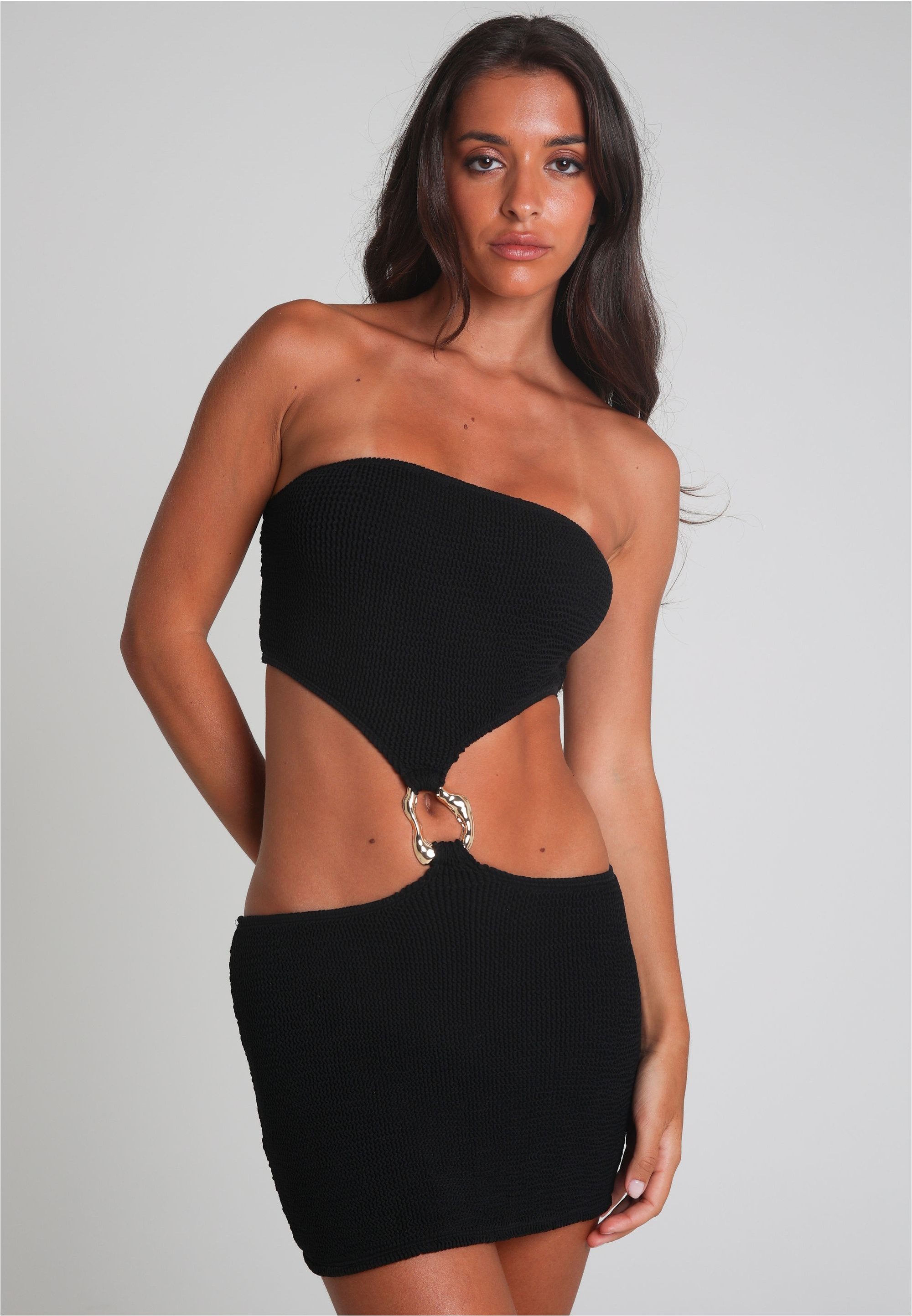 Moda Minx Jerseykleid SCRUNCH Irregular Hoop (1-tlg) mit stilvollen Cut-Outs