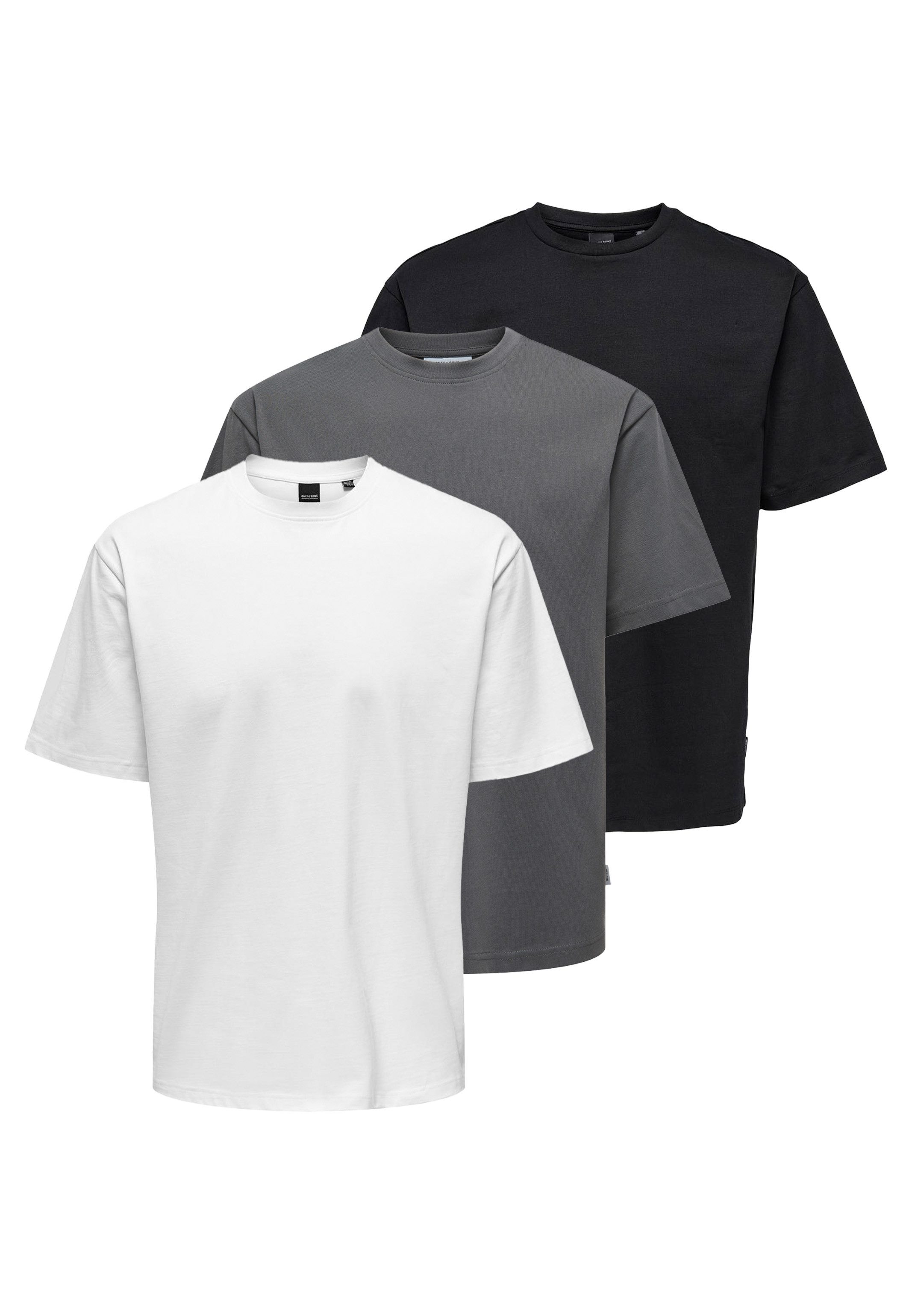 ONLY & SONS T-Shirt 3er Pack günstig online kaufen