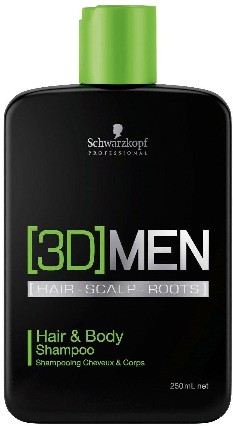 Schwarzkopf Professional Haarshampoo »[3D] Men Hair & Body Shampoo«,  1-tlg., 2 in 1 online kaufen | OTTO