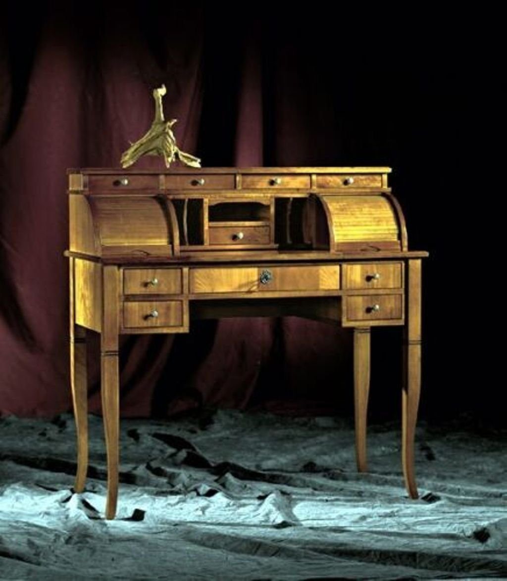 JVmoebel Schreibtisch, Schreibtisch Büro Tisch Holz Barock Stil Tische Rokoko Antik Edle