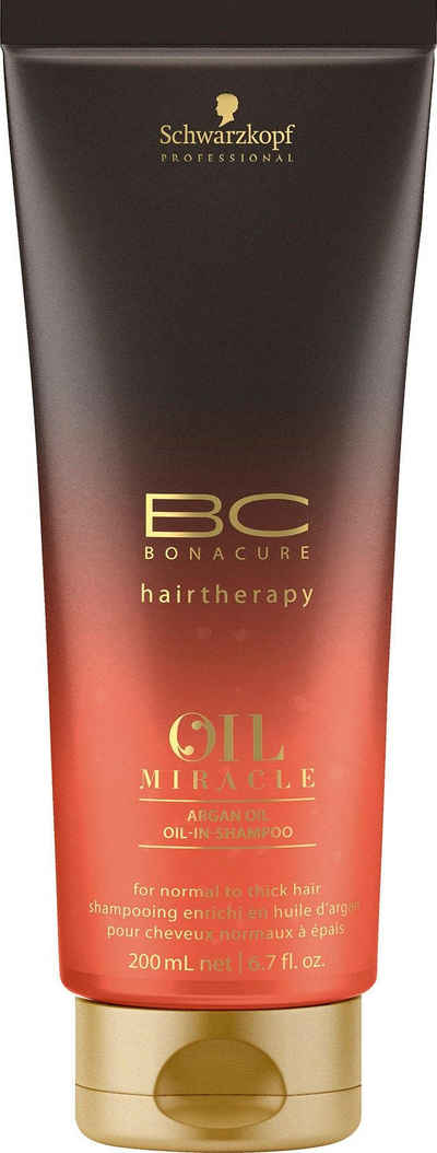 Schwarzkopf Professional Haarshampoo »BC Bonacure Oil Miracle Argan-Öl Oil-In-Shampoo«, 1-tlg., glättet
