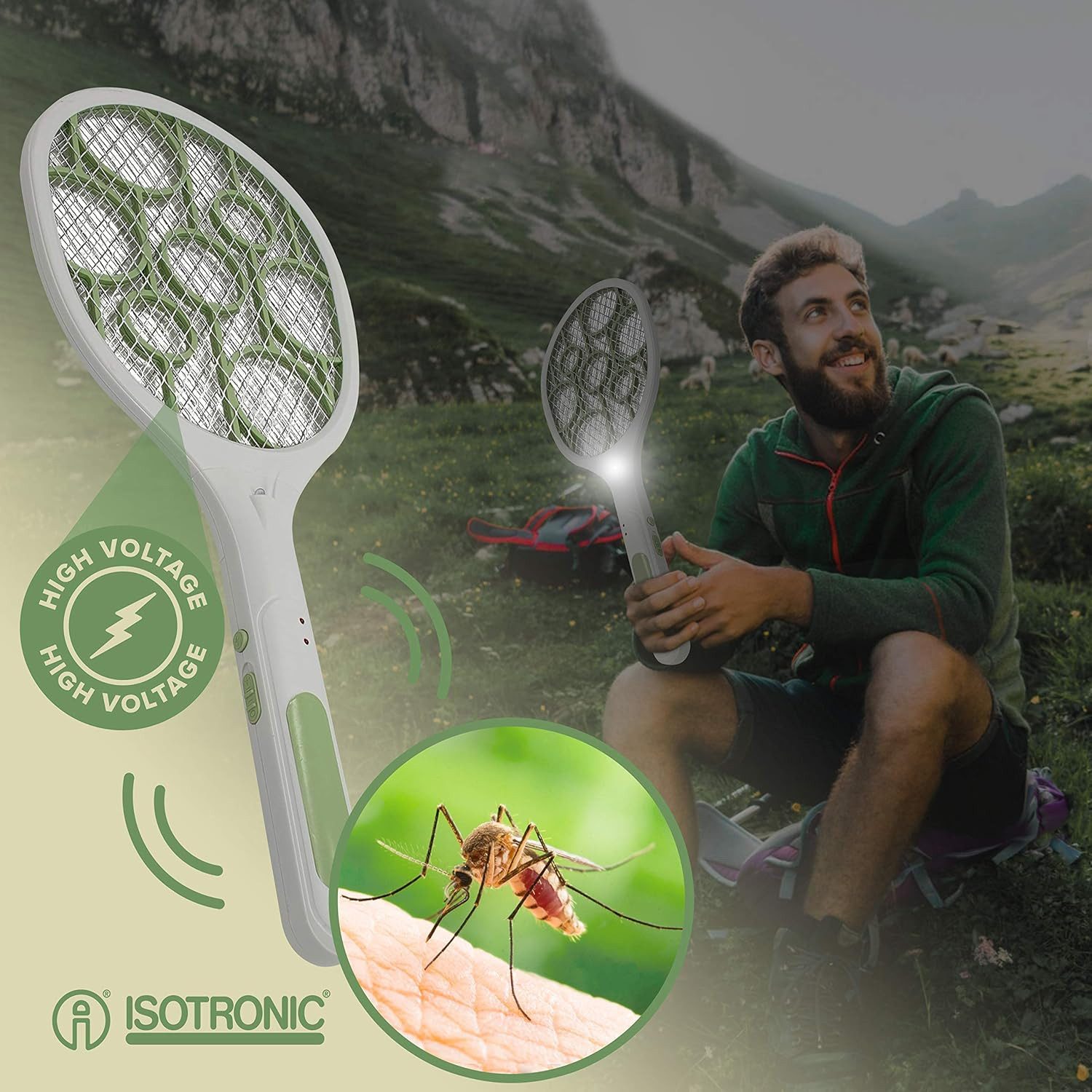 ISOTRONIC Insektenabwehrgerät Isotronic Mosquito Schläger, 1-tlg.