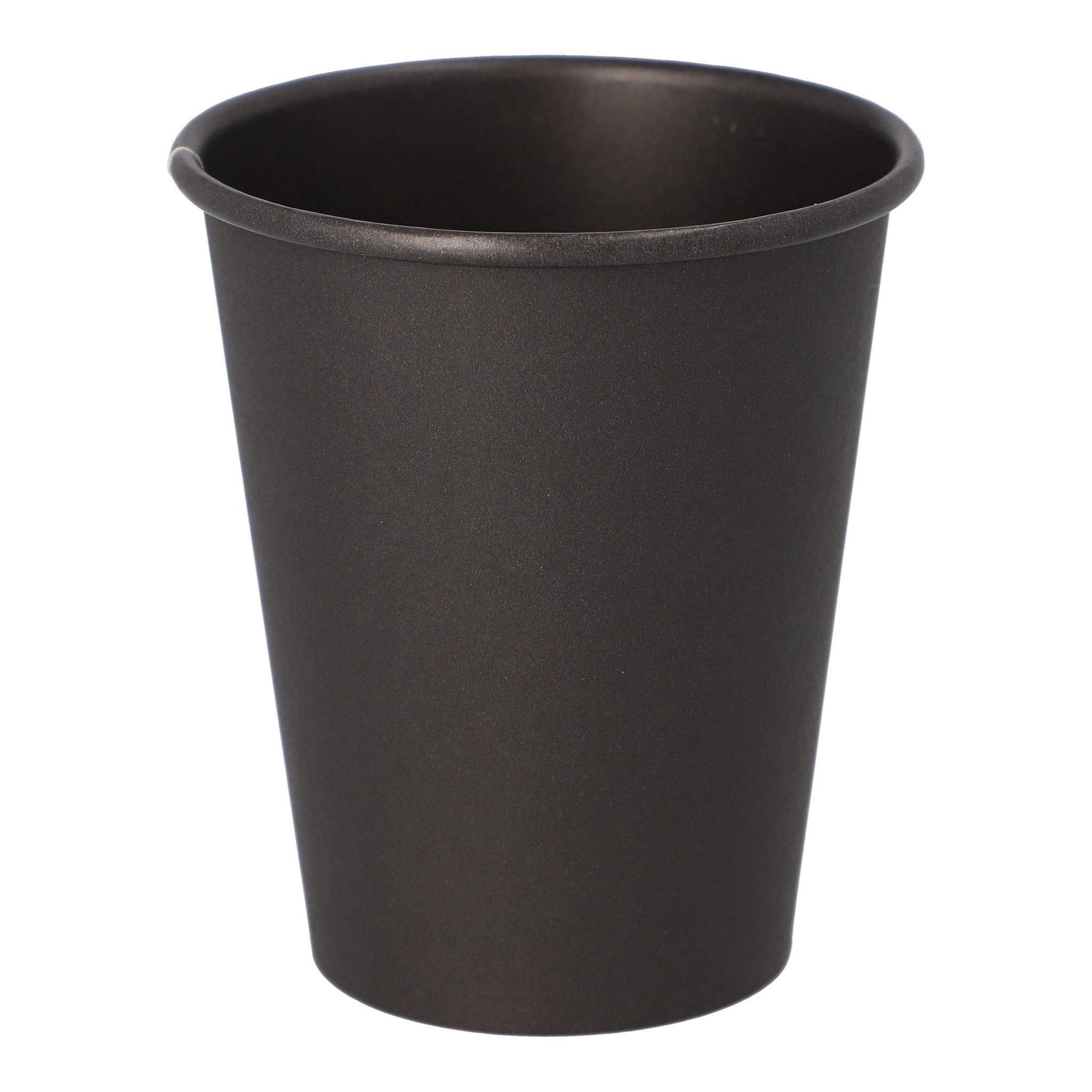 PAPSTAR Becher, Papier, Pappbecher 200ml 50 Stück Schwarz