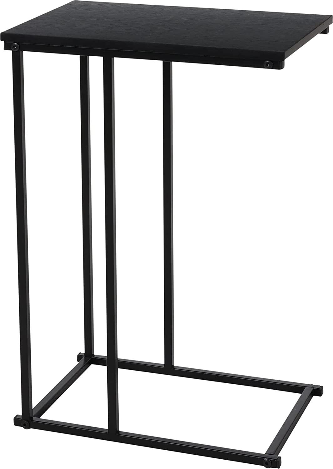 hoch schwarz Metall Beistelltisch (1-St) cm 40x26x58 Beistelltisch Meinposten Butler