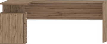 INOSIGN Eckschreibtisch New Selina, Schreibtisch mit 3 Schubkästen, Maße 180/100x60x75 cm, Made in Italy