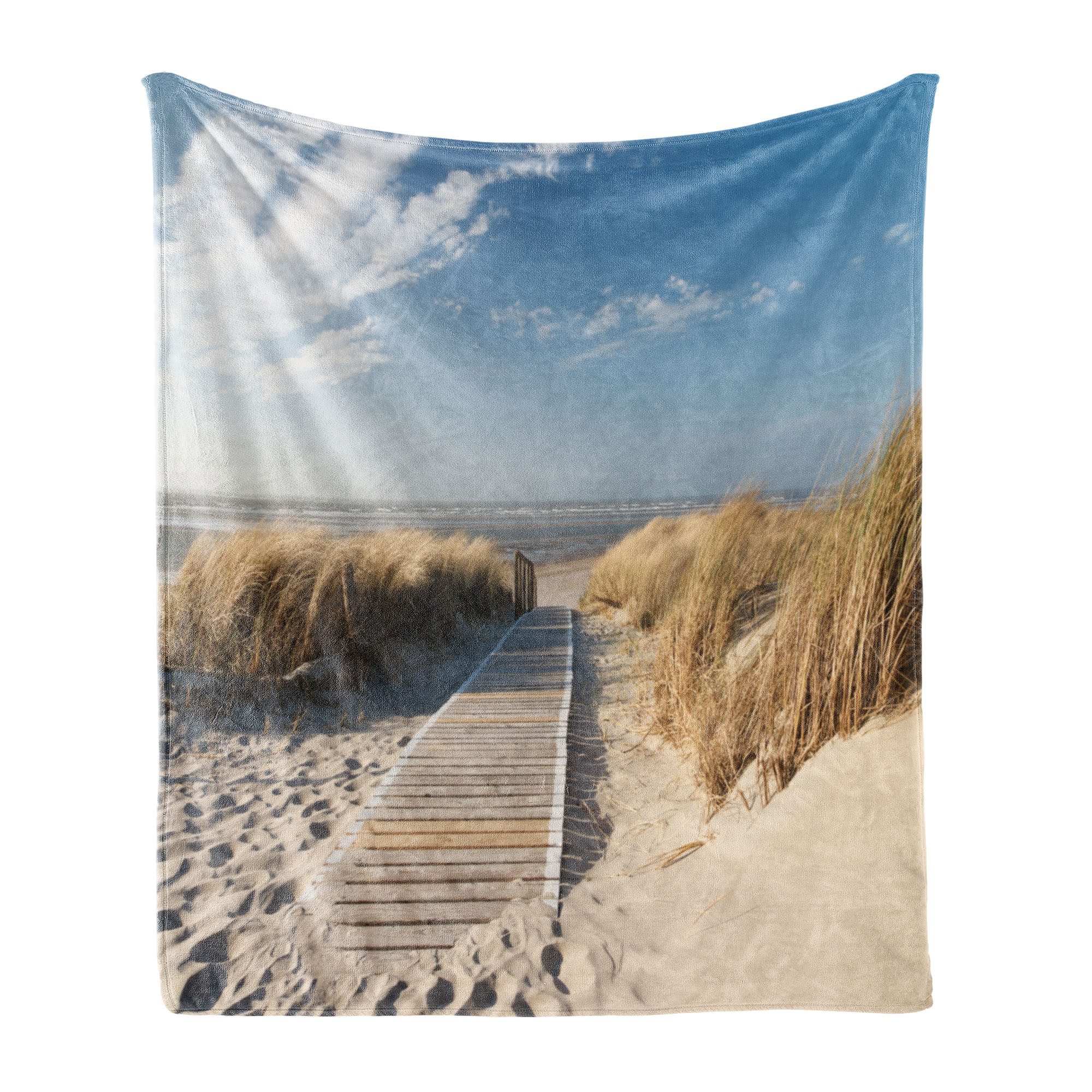 Wohndecke Gemütlicher Plüsch für den Innen- und Außenbereich, Abakuhaus, europäisch Deutschland Landschaft