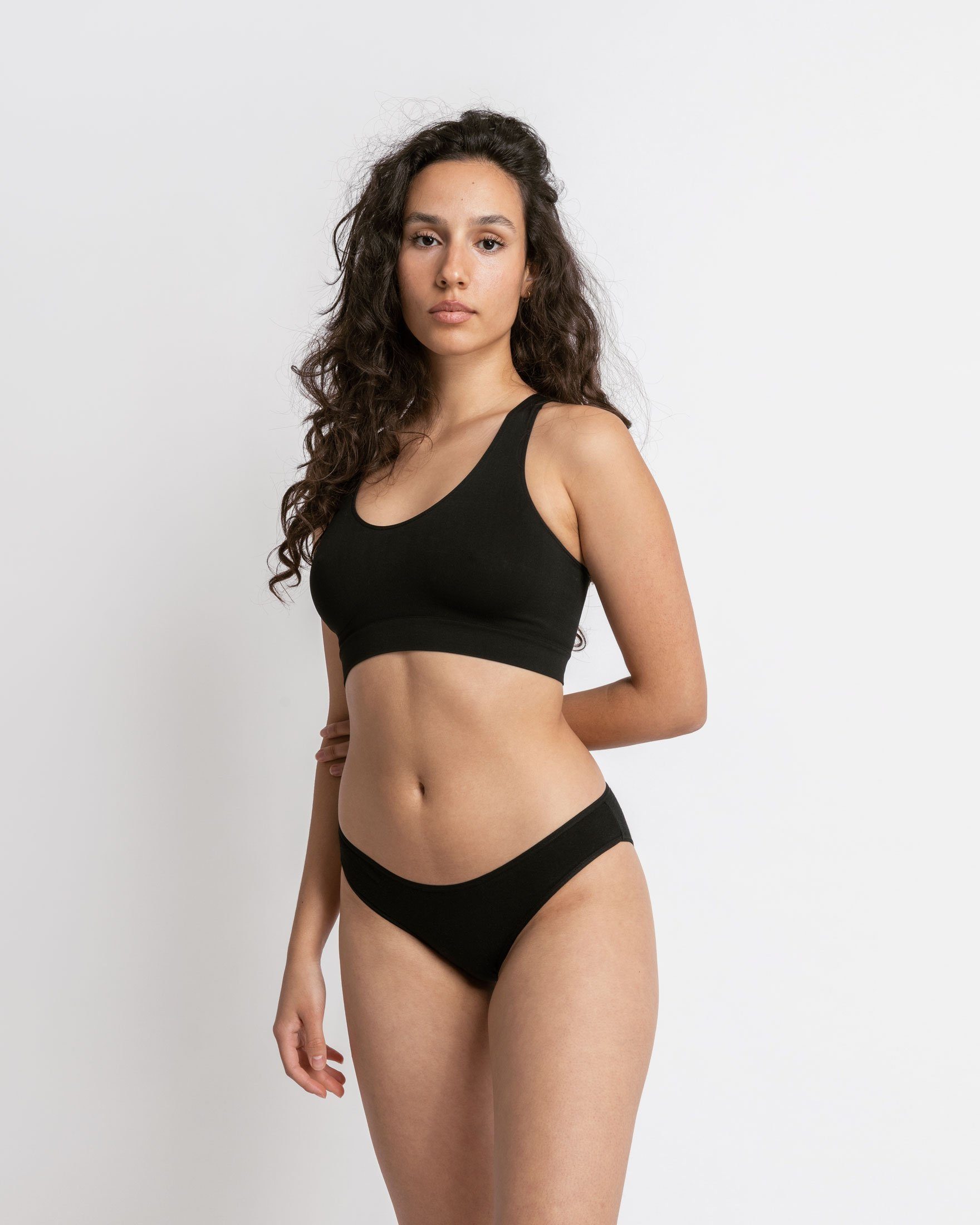 SNOCKS Slip Unterwäsche Damen Unterhosen (3-St) aus Bio-Baumwolle, passt wie eine zweite Haut