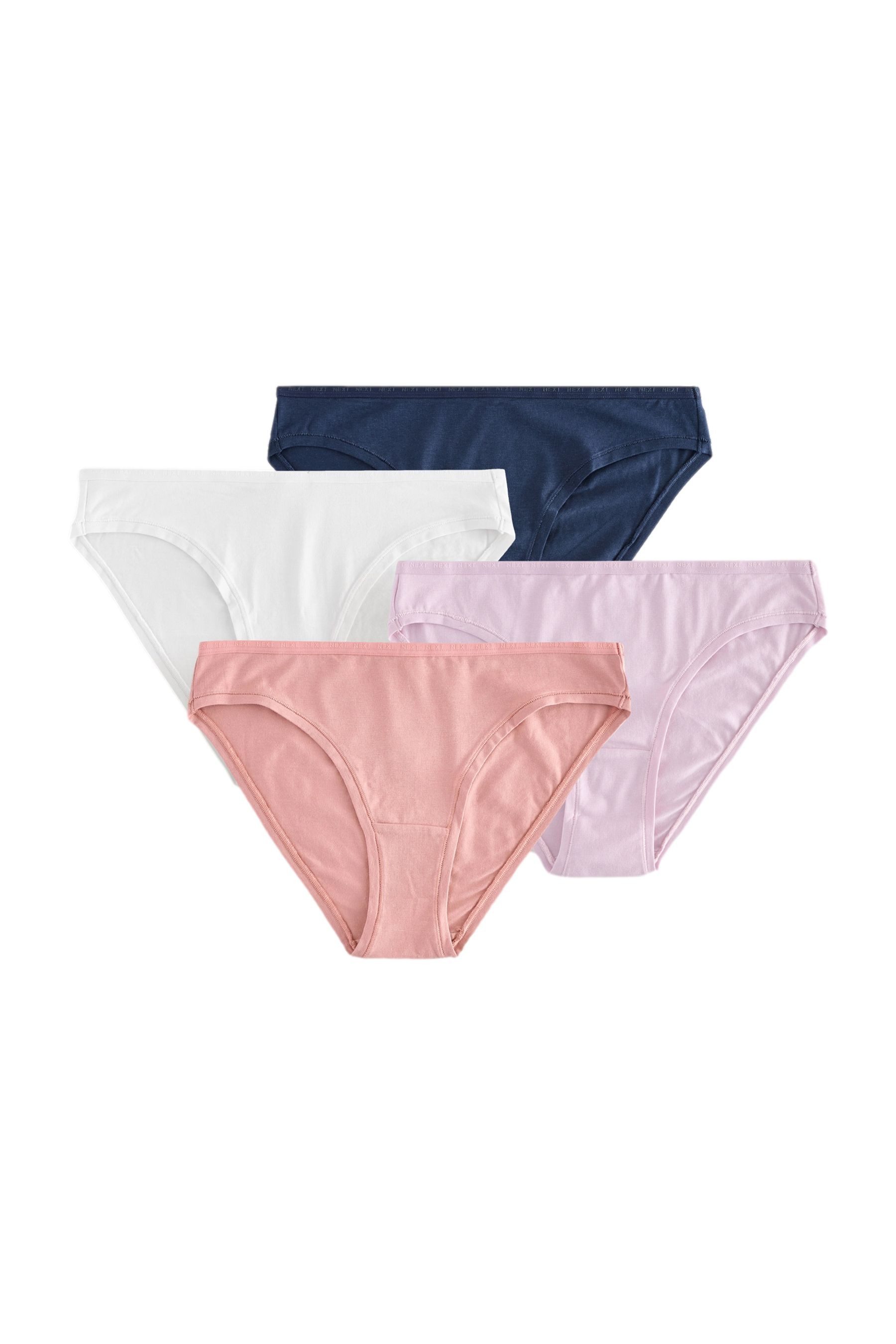 Slip Slips mit Logo aus Modal, 4er-Pack – High Leg