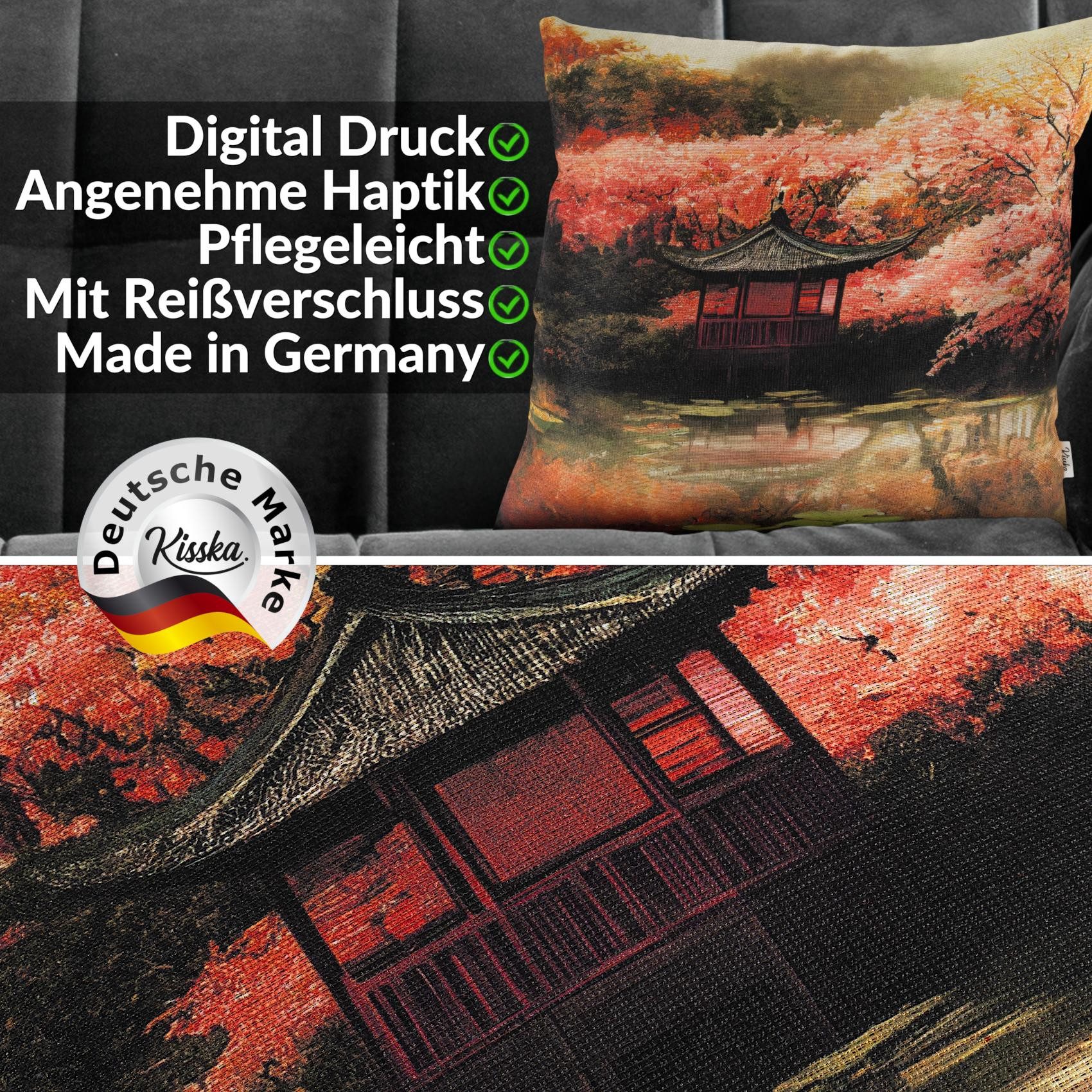 Kisska Dekokissen robust Designer Kissenbezug Modern-Zierkissen, günstig online kaufen
