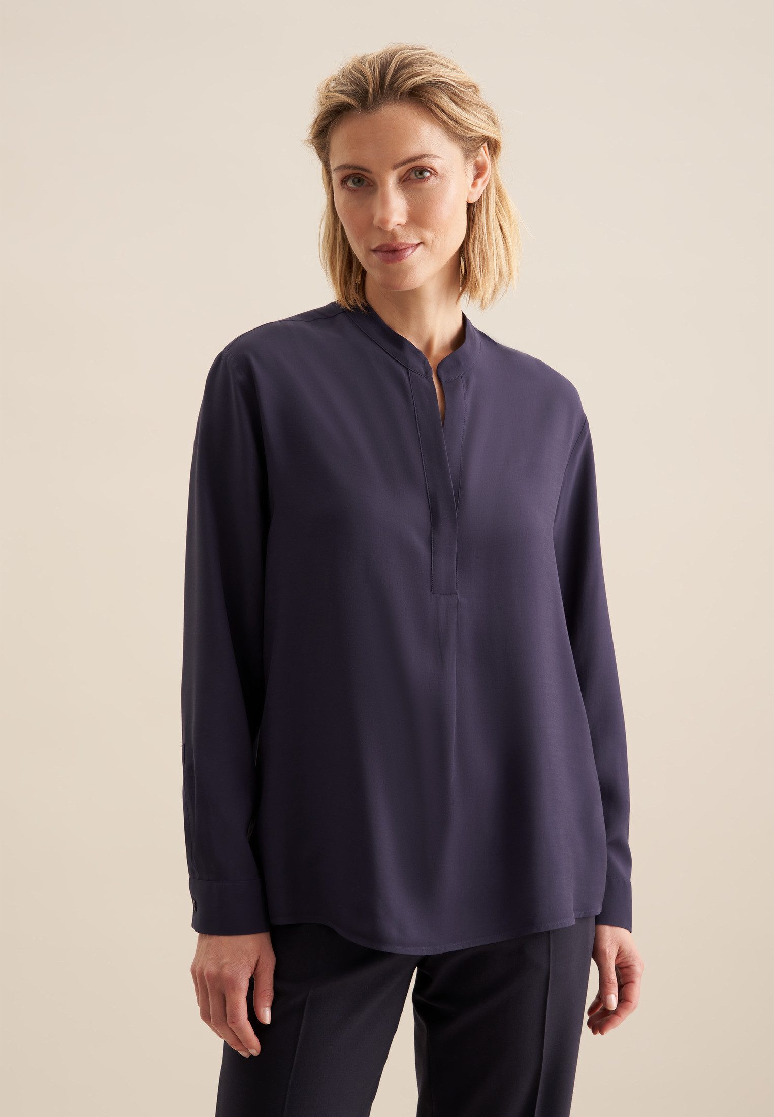 seidensticker Klassische Bluse Schwarze Rose Tunika günstig online kaufen
