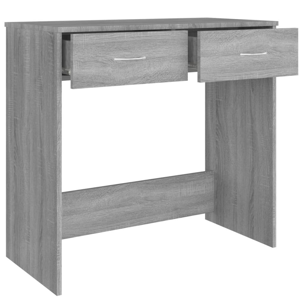 furnicato Schreibtisch Grau Sonoma 80x40x75 Holzwerkstoff cm