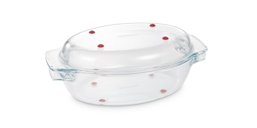 Tescoma Bräter Ovaler Bräter mit Deckel GrandCHEF 35 x 21 cm, aus Glas