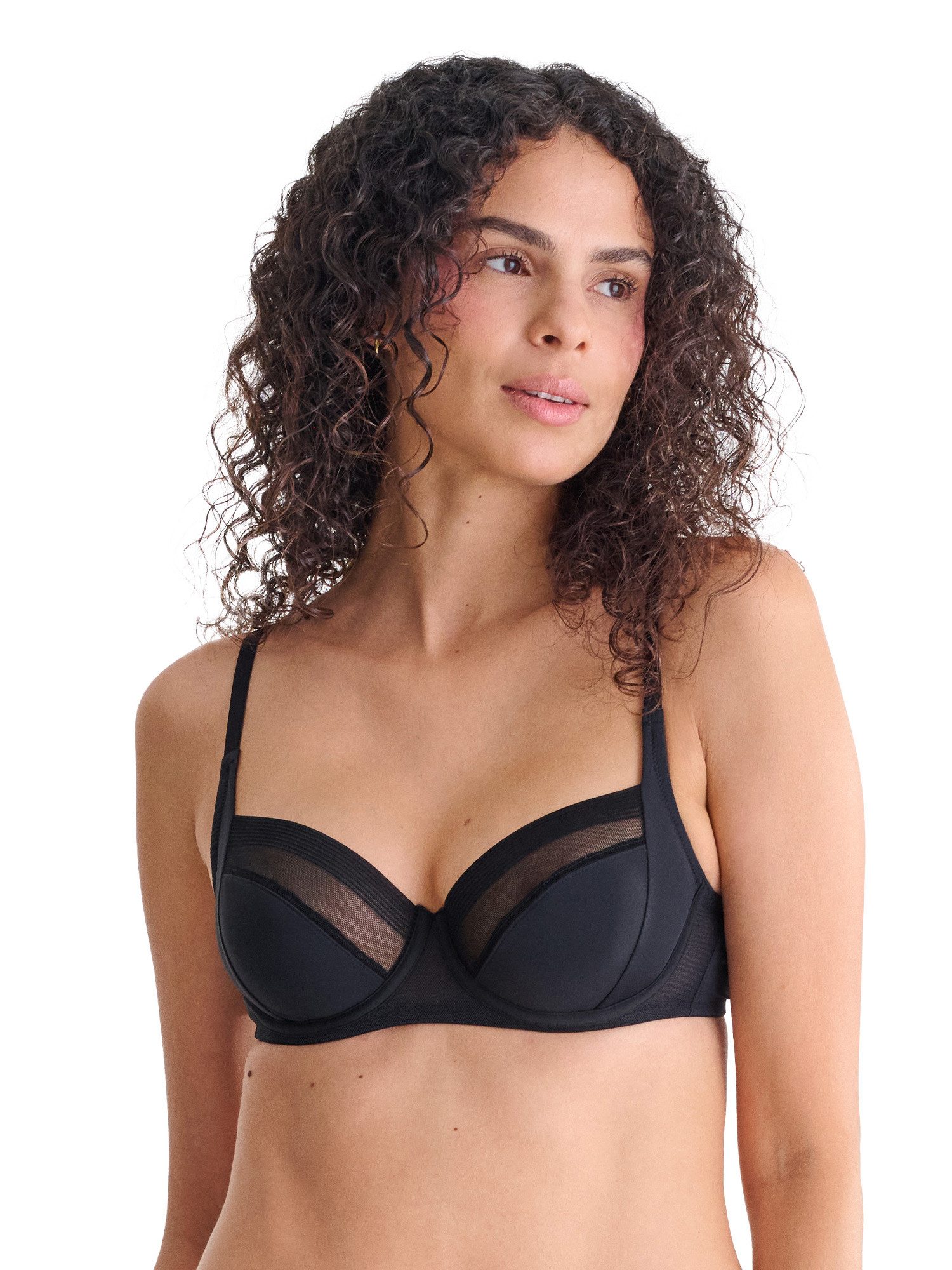 Lisca Bügel-BH Bügel BH Sia (Stück, 1-tlg) Cut-Outs mit Tüll unterlegt, unwattierte Cups