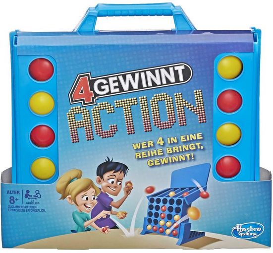 Hasbro Spiel, »4 gewinnt Action«, Ab