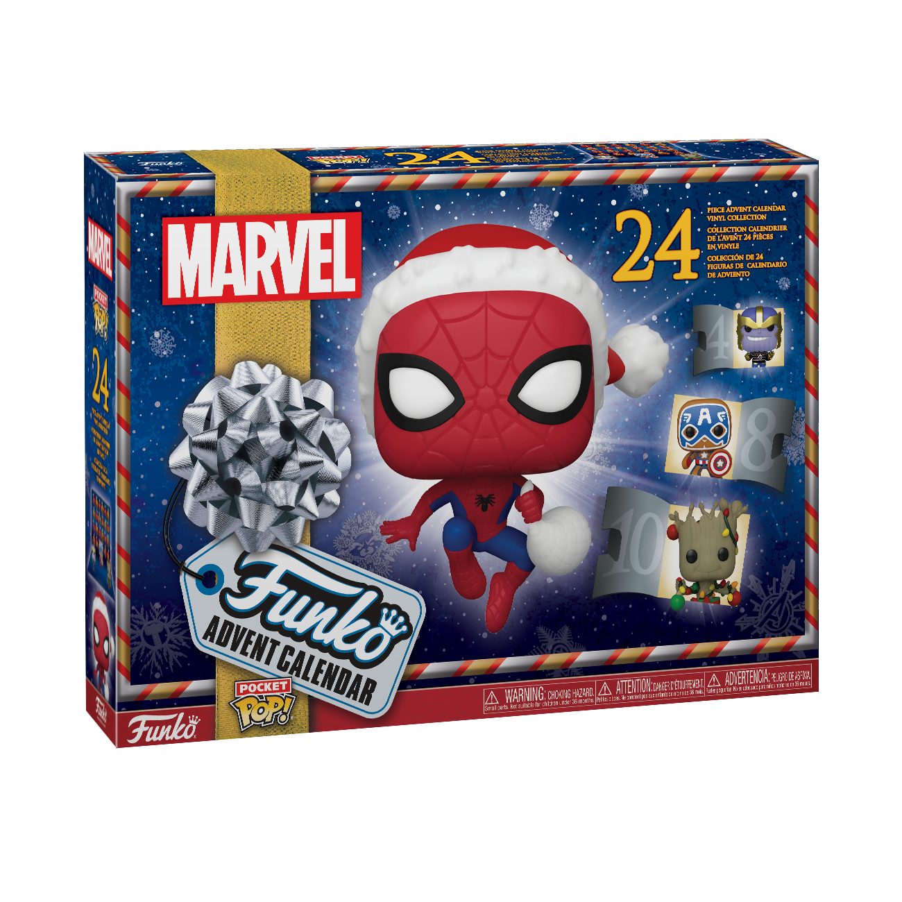 (24er), Funko POP! 2022 Marvel Marvel Actionfigur 24 Holiday Adventskalender Figuren, - Funko