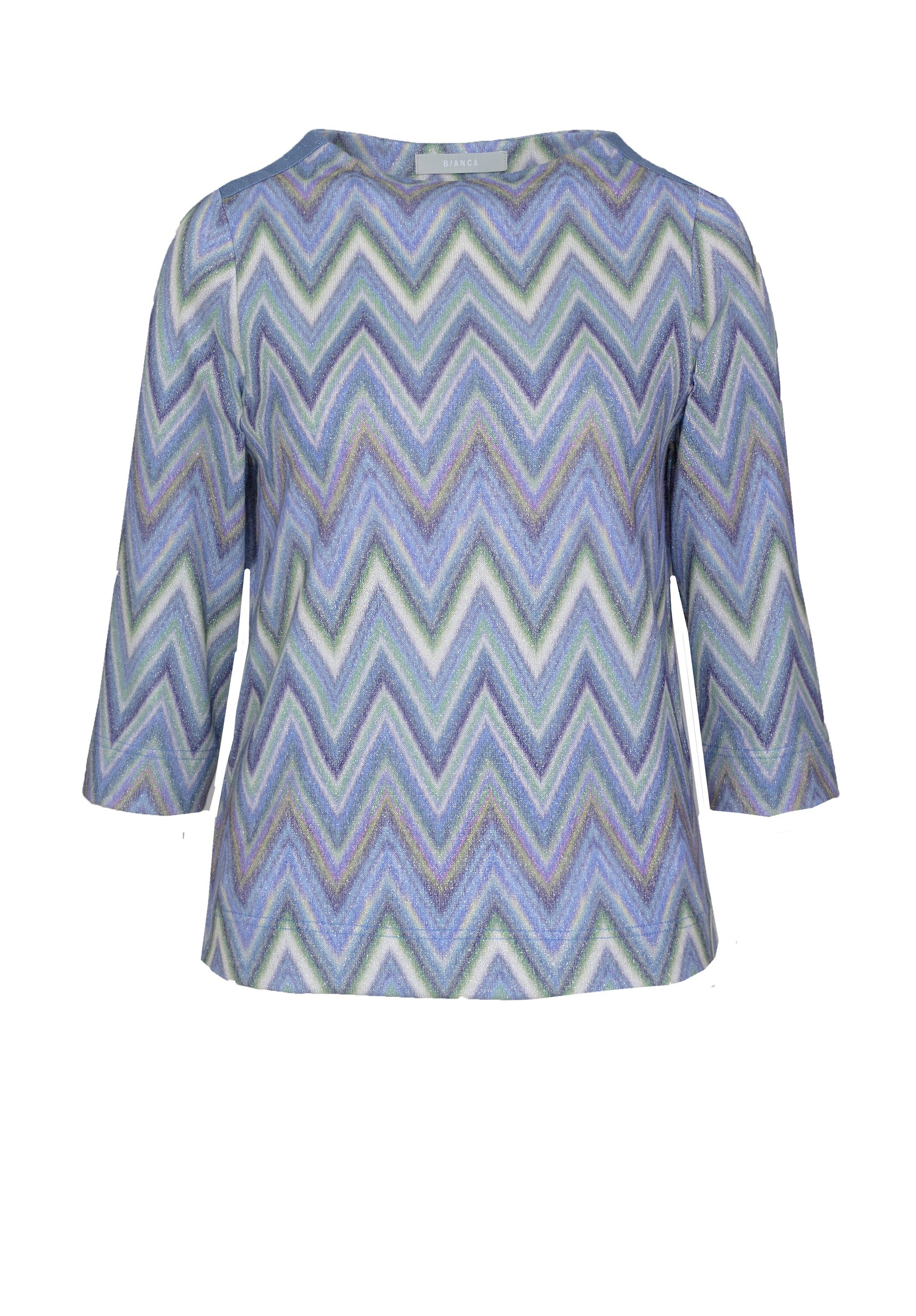 bianca Print-Shirt KYLIN in cooler, matt glänzender Strickqualität günstig online kaufen