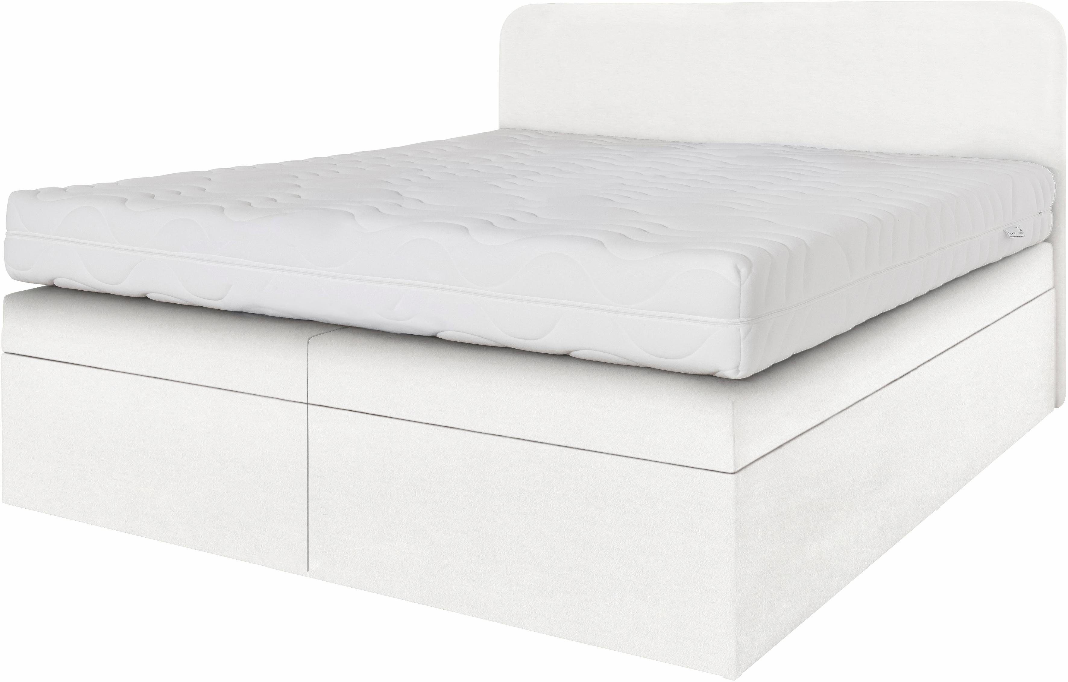 Westfalia Schlafkomfort Boxspringbett, mit Zierkissen und verchromten Kufen günstig online kaufen