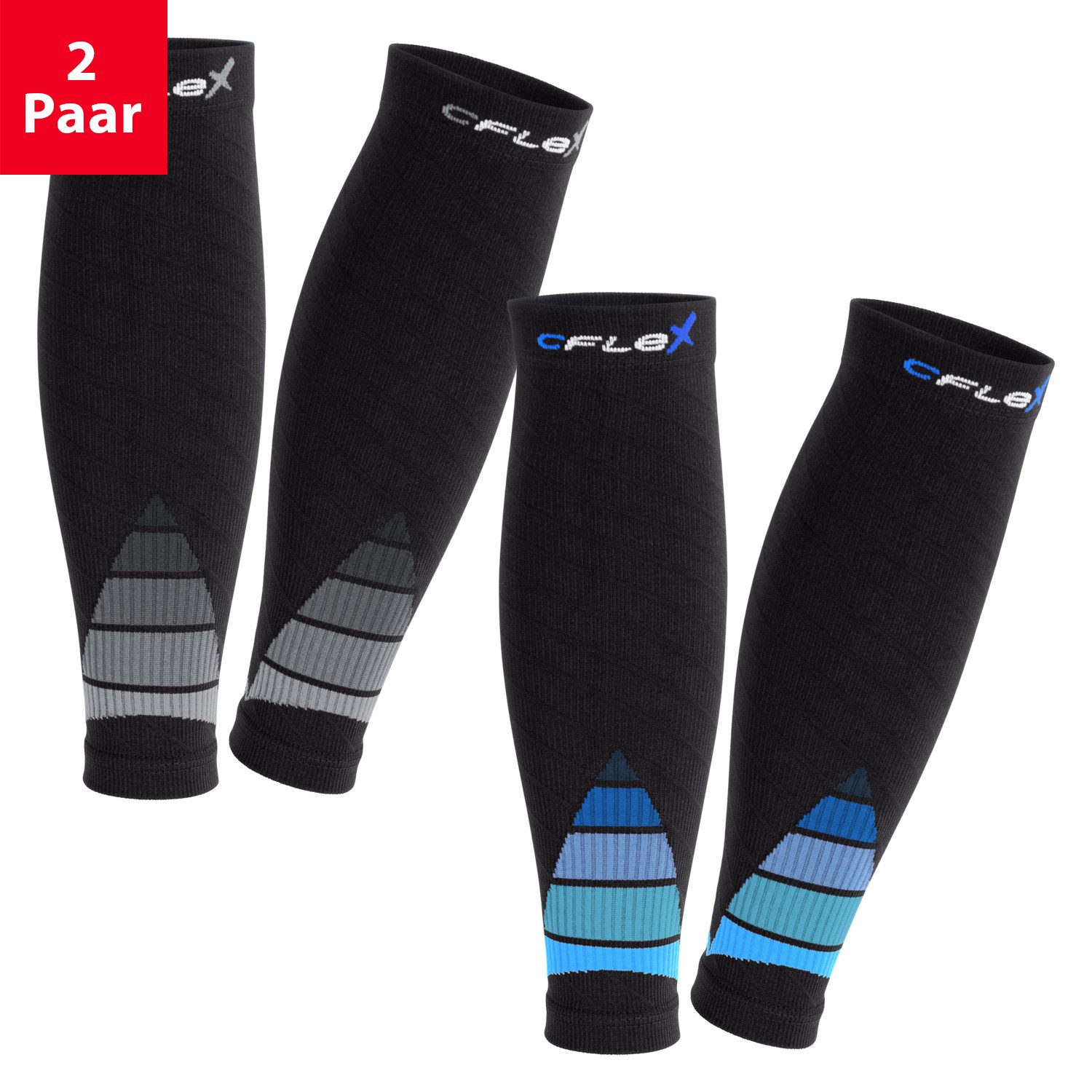 CFLEX Stütz-Stulpen Sport Running Stulpen mit Kompression (1 Paar oder 2 Paar)