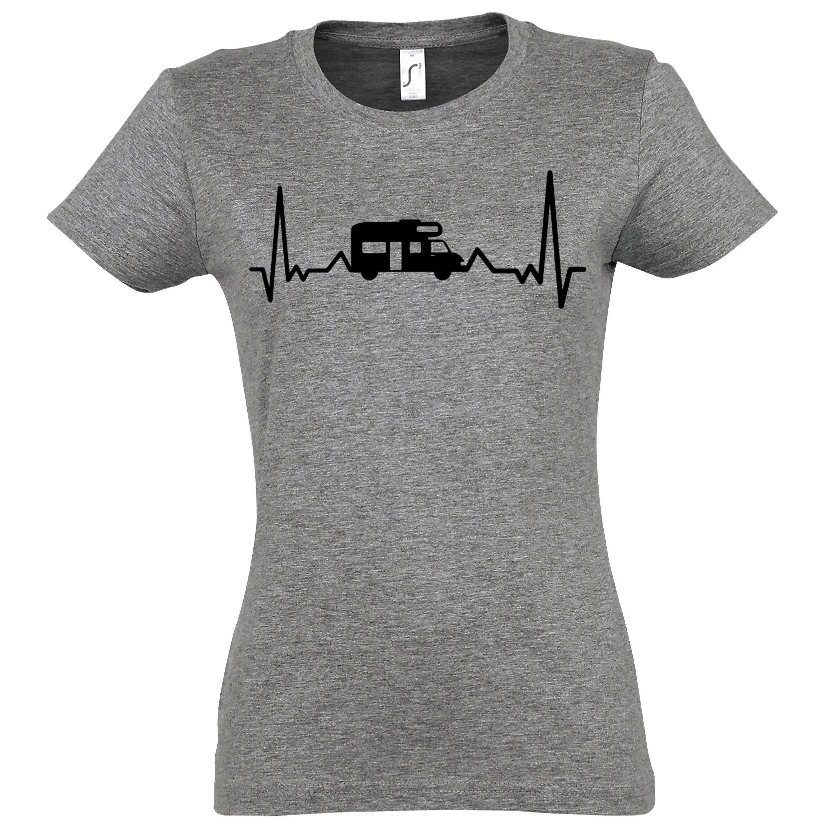Youth Designz T-Shirt Camping Herzschlag Damen günstig online kaufen