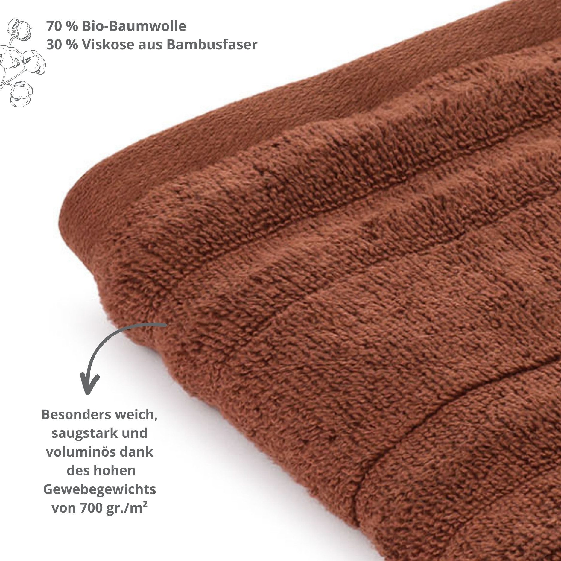 liebling Gästehandtuch Luxus Bio Baumwolle, formstabil, günstig online kaufen