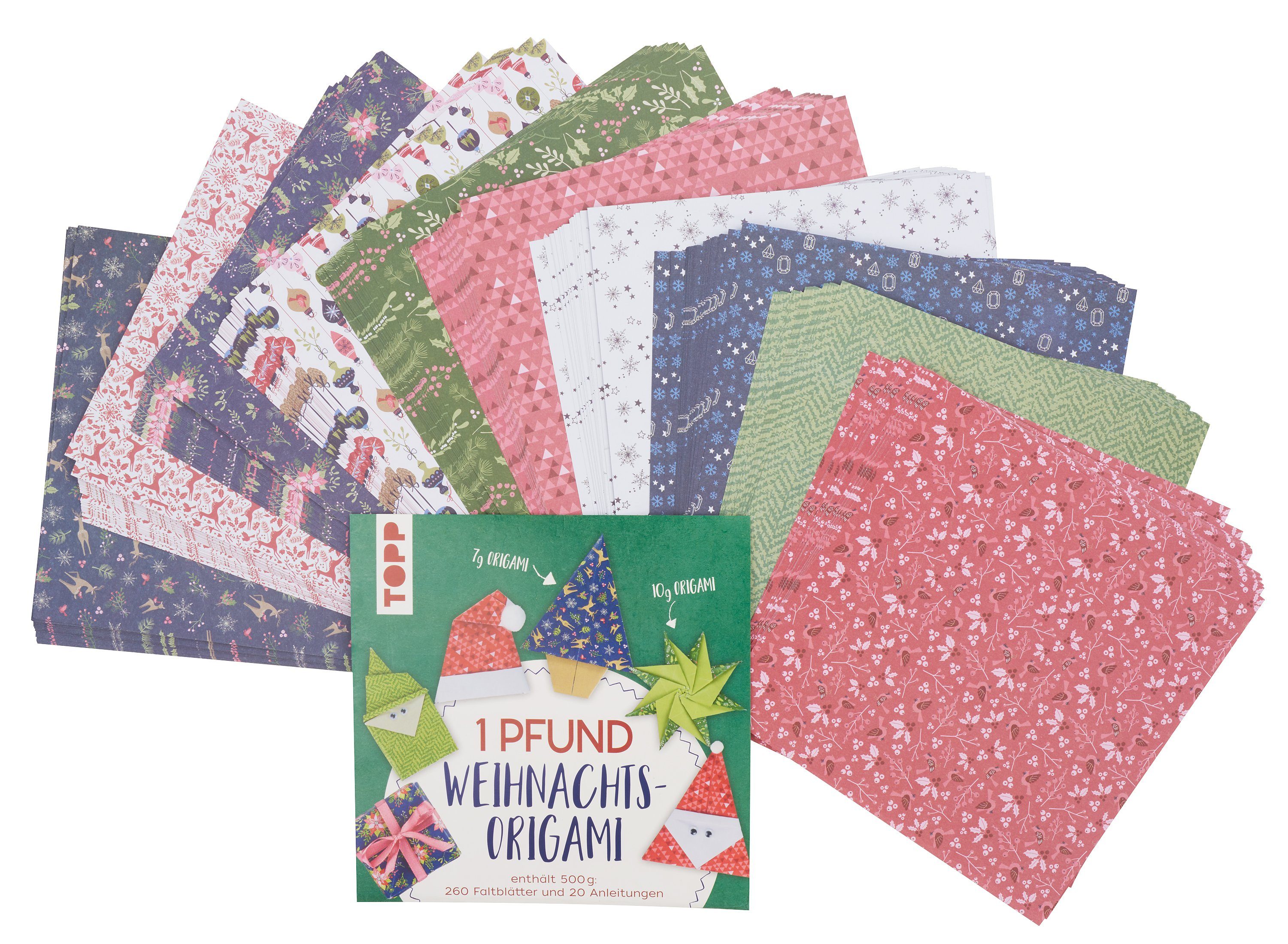 Papier Set 1 Pfund Weihnachts Origami 500 G Otto