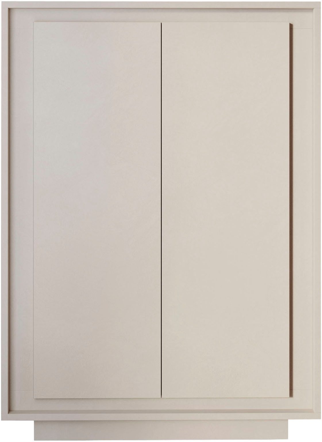Home affaire Highboard Sky, B/H 106/171 cm, Stauraumschrank/Hochkommode, 2 Türen, Softclosing, Korpus & Front 22 mm stark, Rahmen-Optik