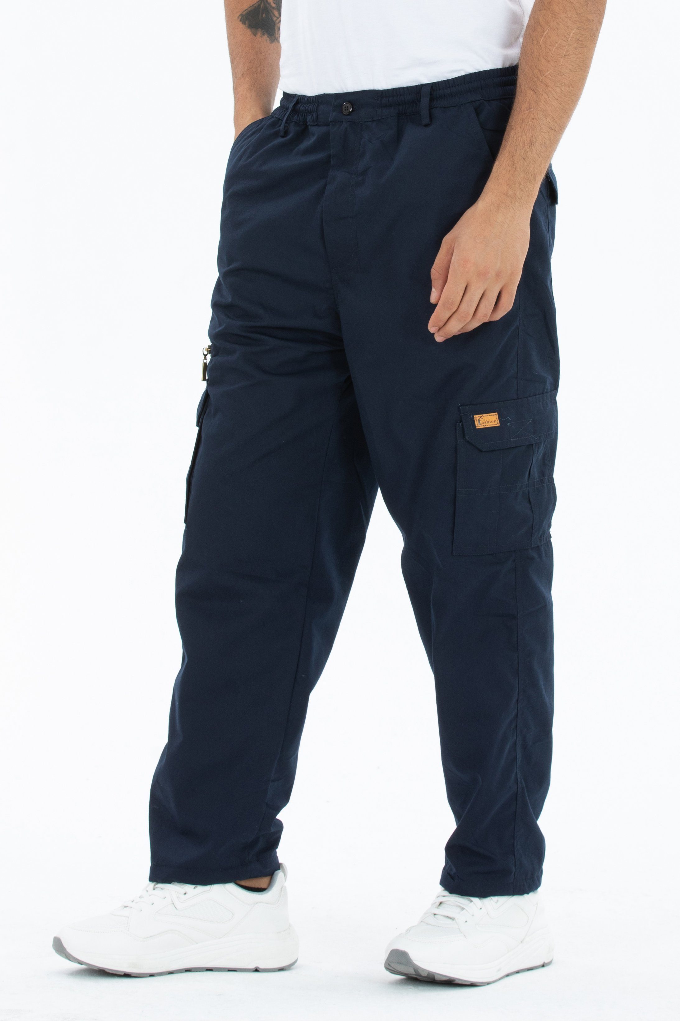 Kendindza Collection Cargohose Herren Cargohose Thermohose Dehnbund Winter günstig online kaufen