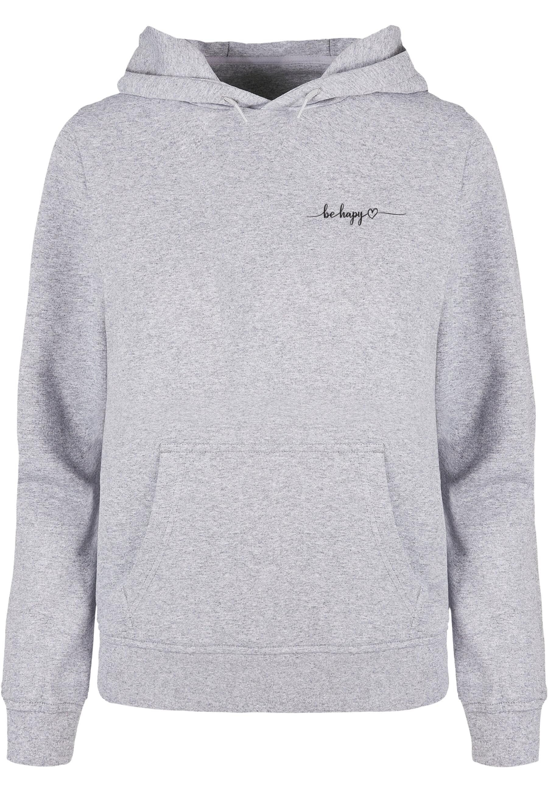 Merchcode Kapuzenpullover Merchcode Damen Ladies Be Happy Basic Hoody (1-tlg)