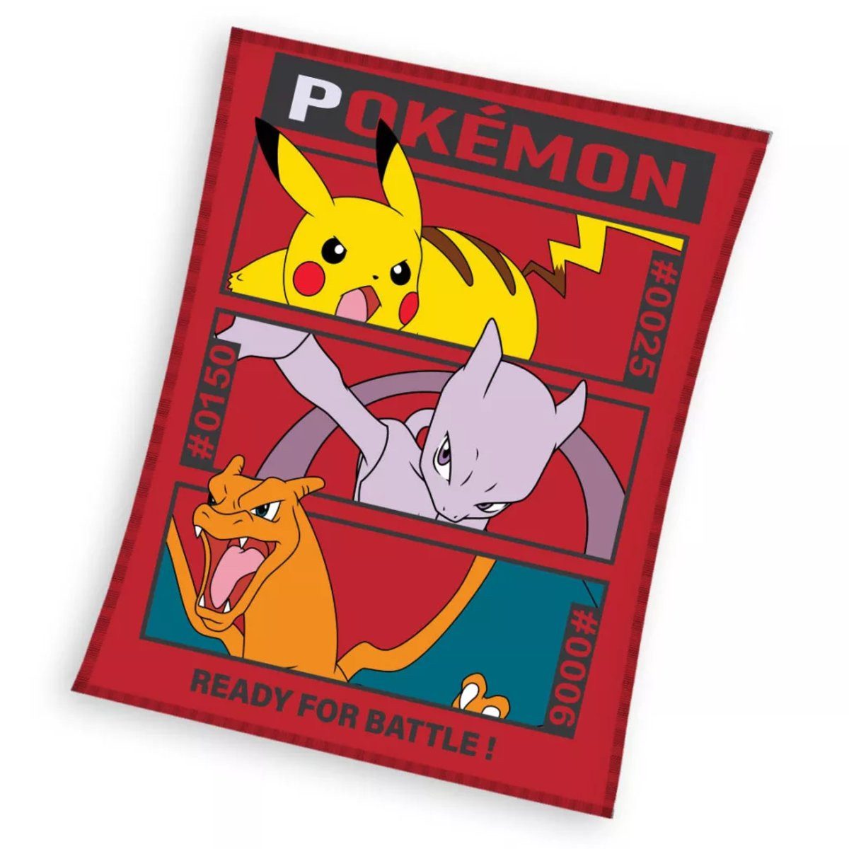 Wohndecke Pokémon-Fleecedecke, 110 x 140 cm, dick, weiches Premium-Material, POKÉMON, Geschenkidee für Mädchen und Jungen