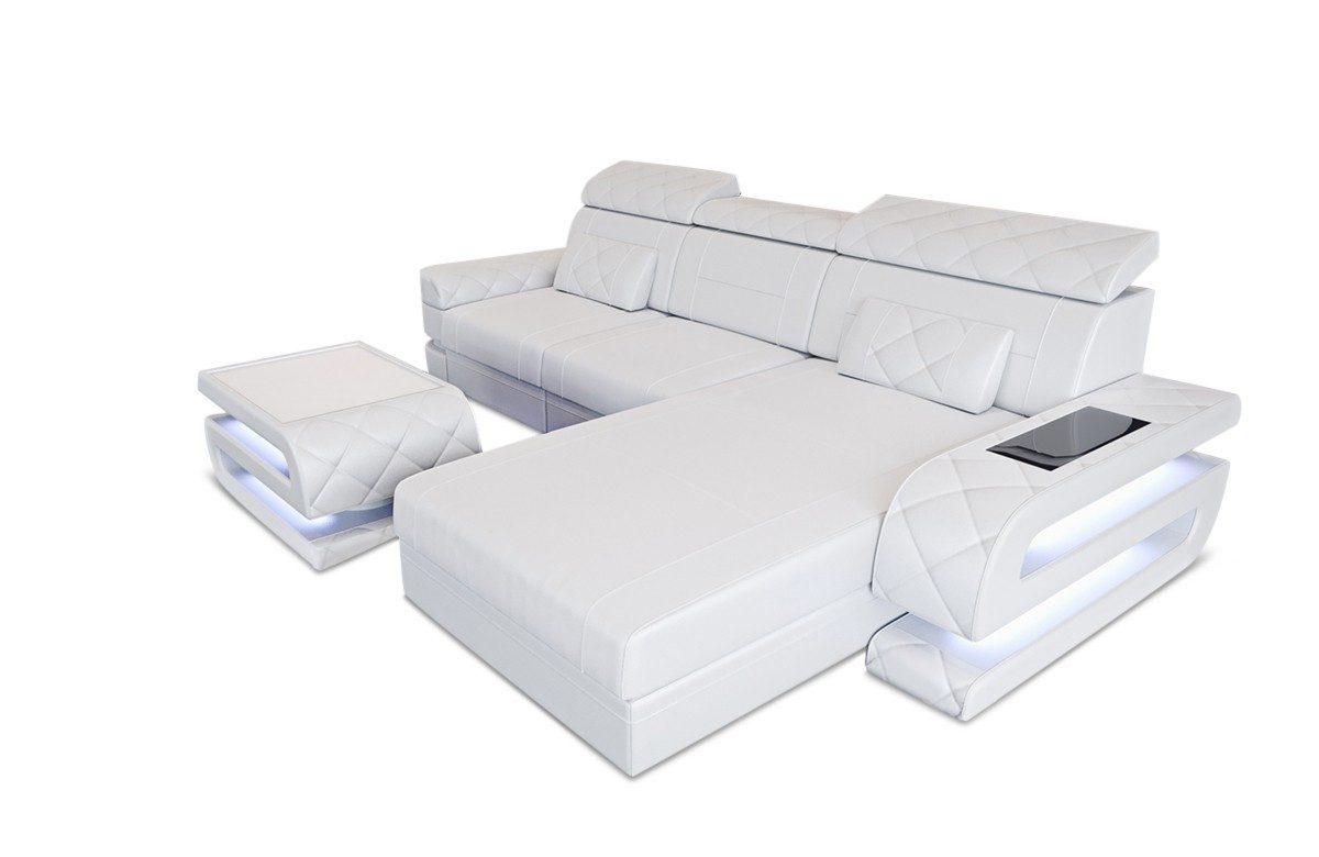 Sofa Dreams Ecksofa Ledersofa Bologna L günstig online kaufen