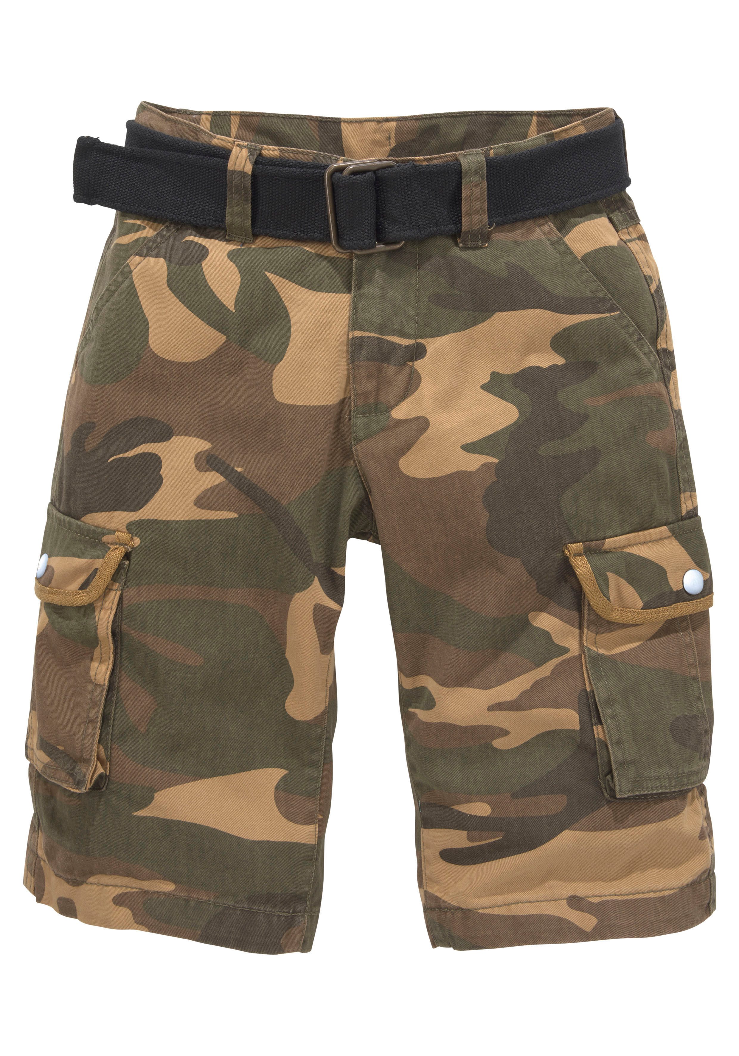 KIDSWORLD Shorts 2tlg. Bermudas mit Gürtel (Set, 2-tlg., mit Gürtel) mit Textilgürtel. Reduzierter Preis € 20,99. Unverbindliche Preisempfehlung € 29,99