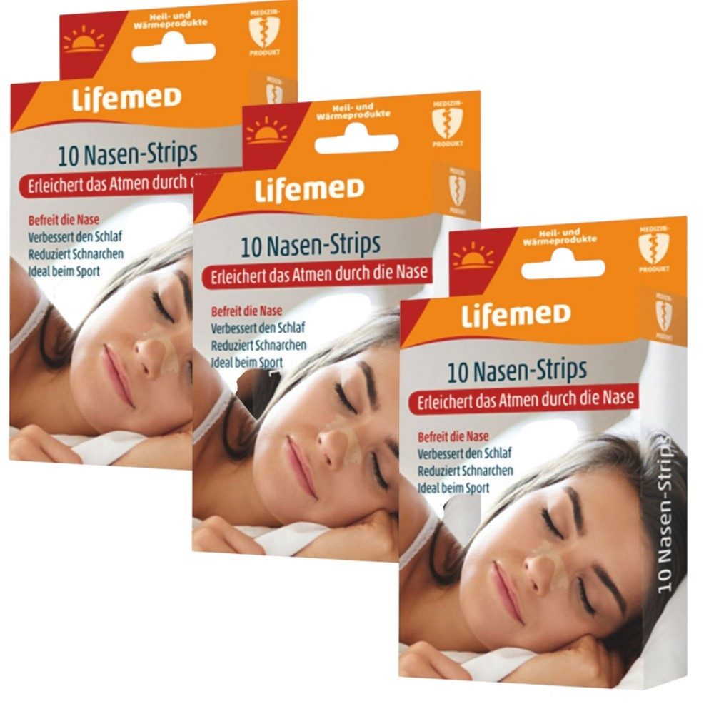 LifeMed Nasenpflaster 3x Lifemed Nasenpflaster 3x 10 Stück