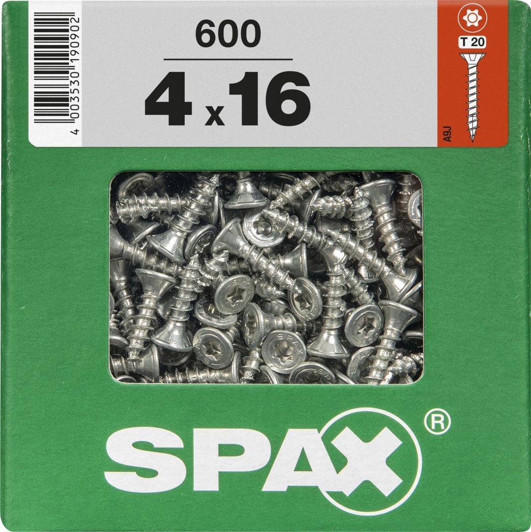TX Spax Holzbauschraube 16 600 4.0 SPAX x Universalschrauben 20 mm -