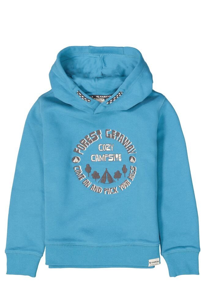 Garcia Kapuzensweatshirt Blauer Hoodie mit Kapuze (J554679872)