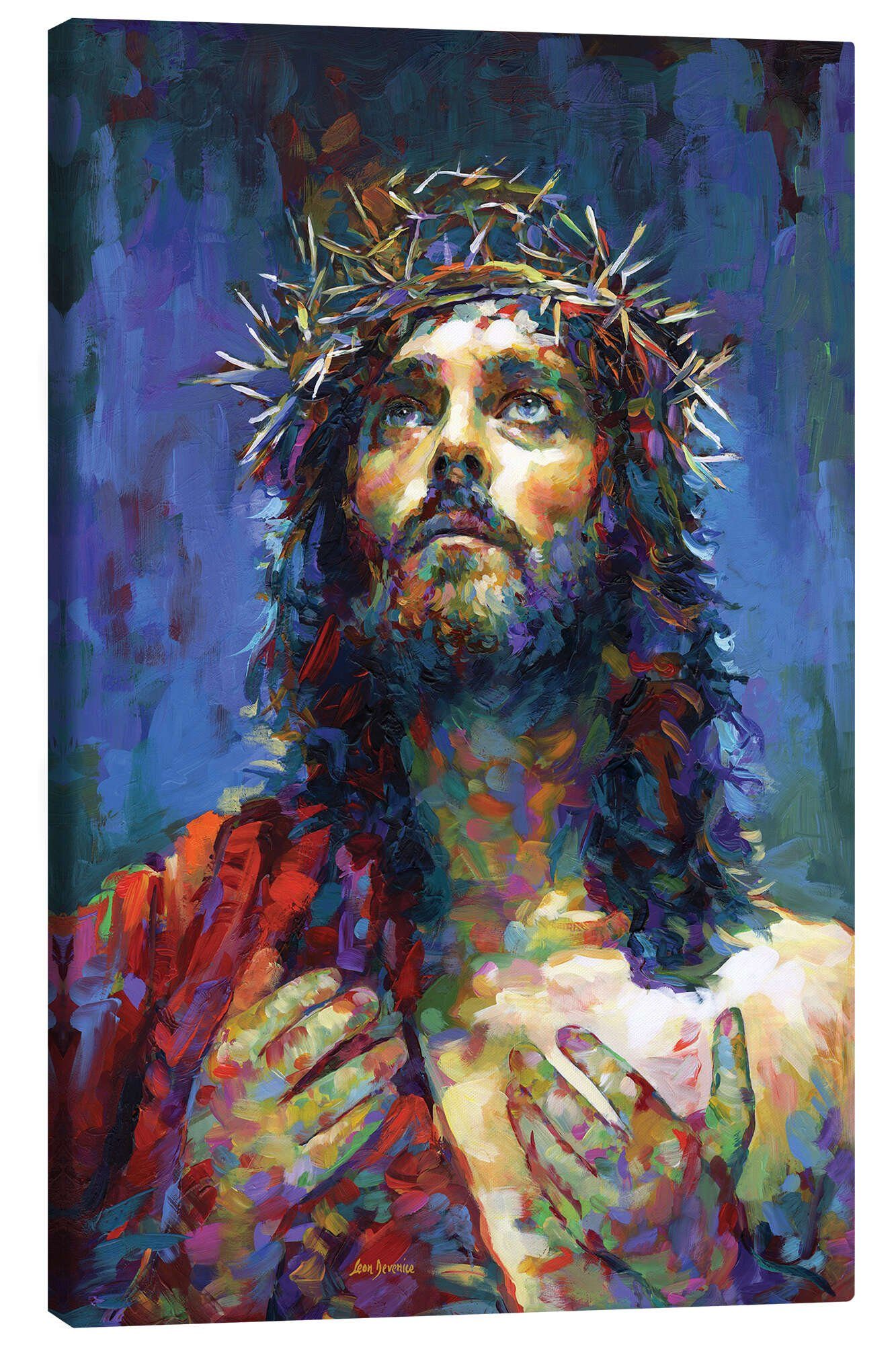 Posterlounge Leinwandbild Leon Devenice, Jesus Christus günstig online kaufen