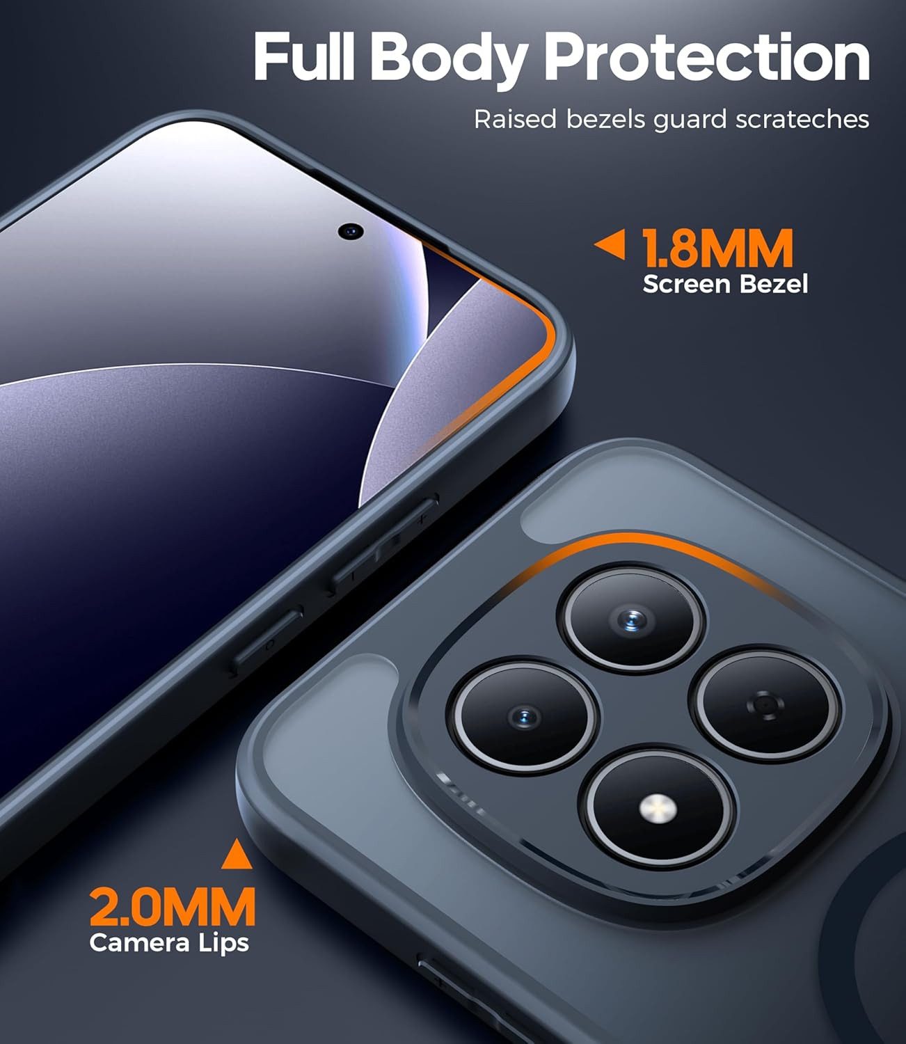 MSM Handyhülle Hülle + 2X Schutzglas für Xiaomi Redmi Note 15 Pro 5G MagSafe 9H – Bild 5 von 5