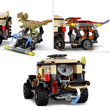 LEGO® Konstruktionsspielsteine Pyroraptor & Dilophosaurus Transport (76951), LEGO® Jurassic World, (254 St), Made in Europe