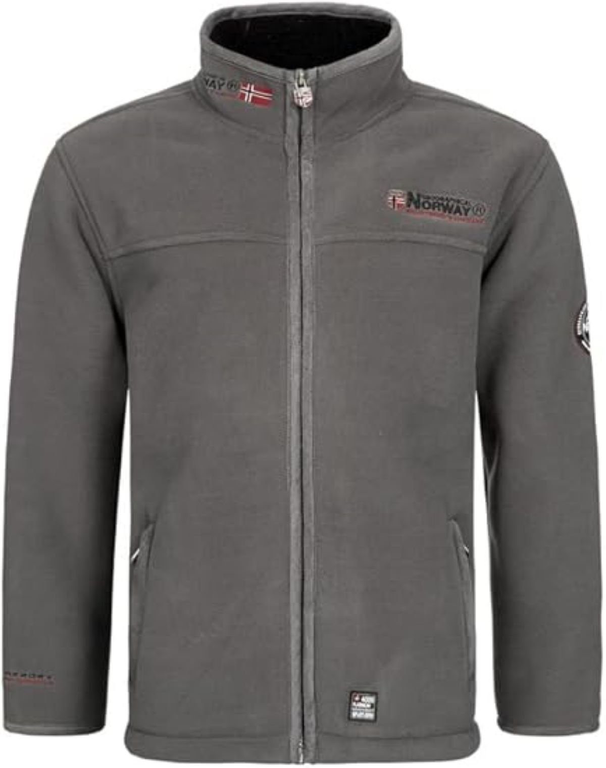 Fleecejacke Herren Outdoor Teddyfell Futter Jacke Fleece Warm Fleece Winter Grau