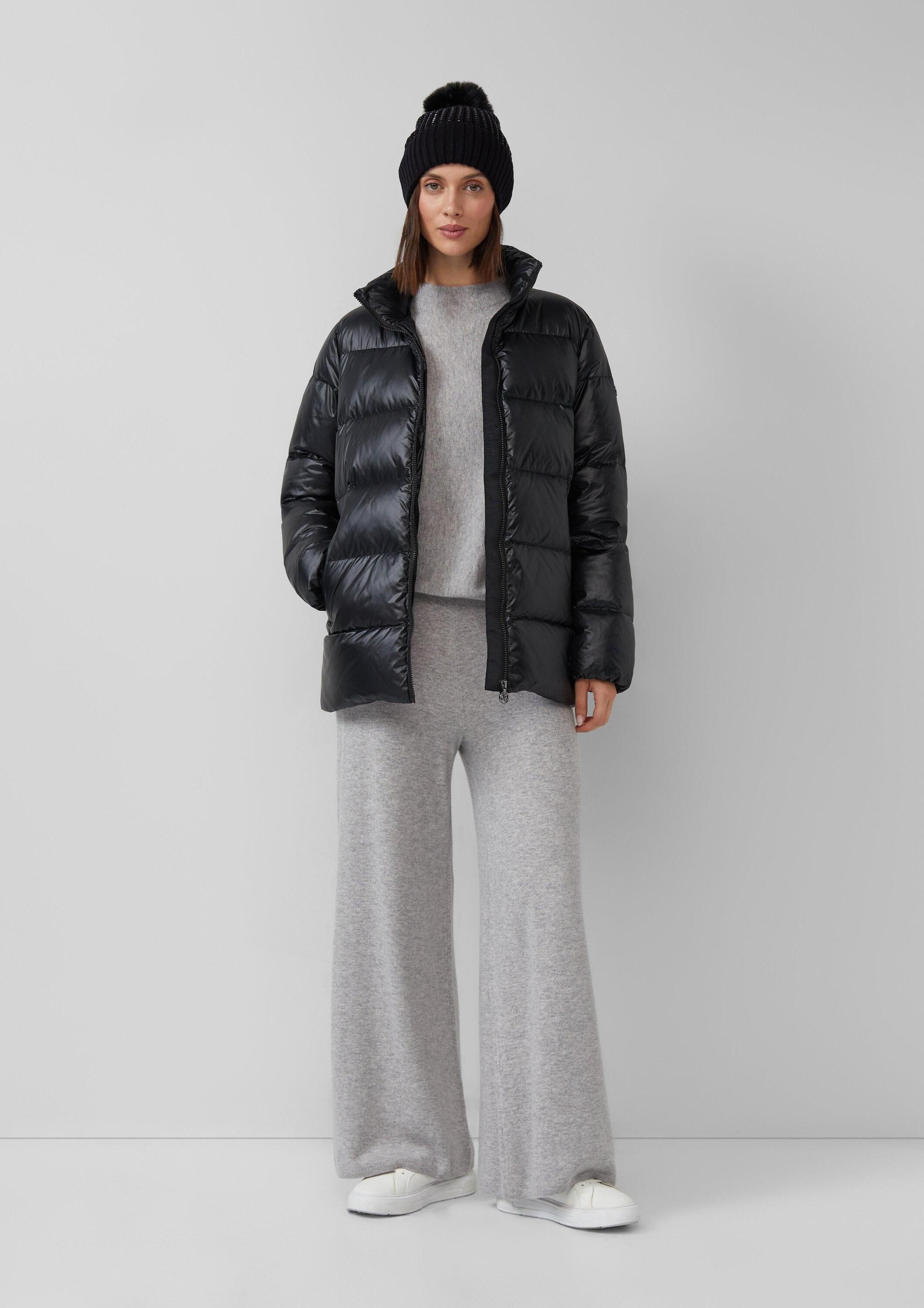 s.Oliver Strickmütze Mütze Strickmütze mit Schmucksteinen und Bommel günstig online kaufen