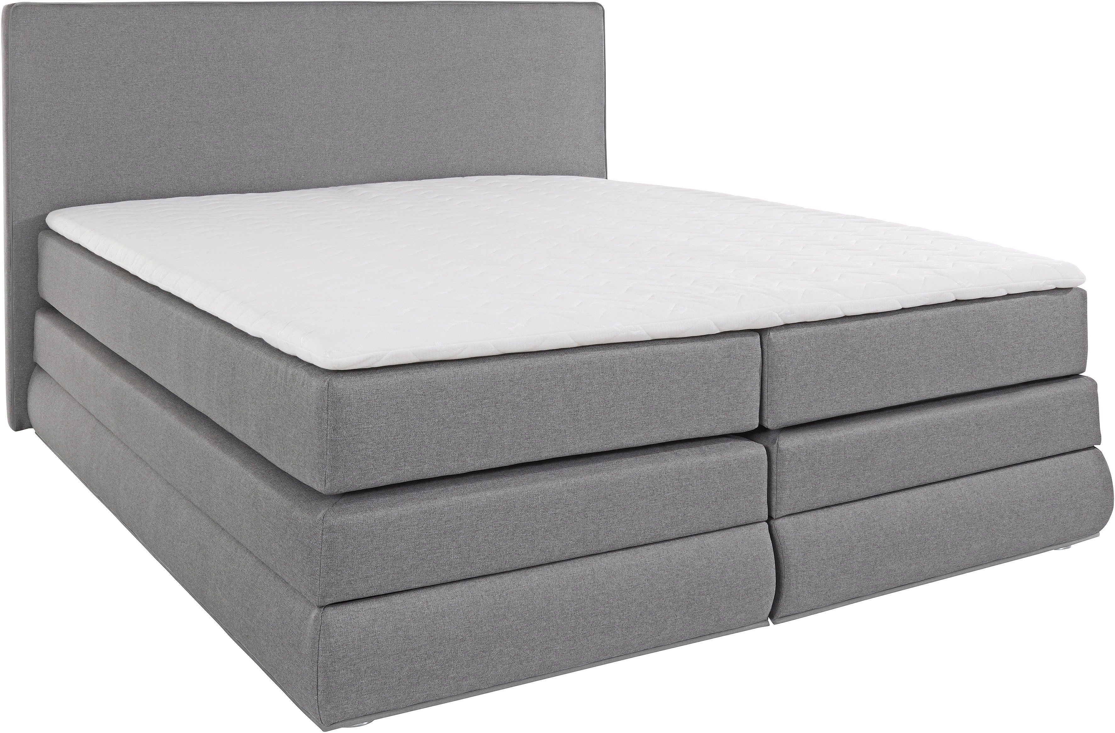 COLLECTION AB Boxspringbett Ninoni, inkl. Bettkasten, Topper und wahlweise mit LED-Beleuchtung