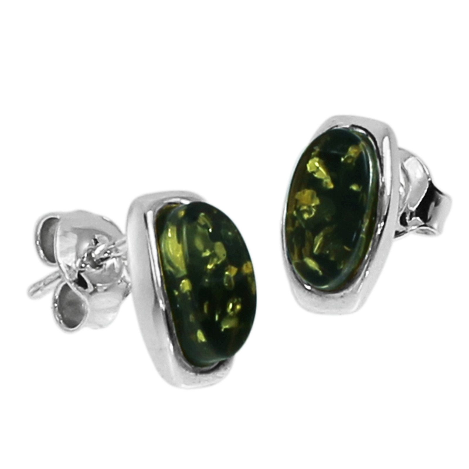 OSTSEE-SCHMUCK Paar Ohrstecker Ostsee-Schmuck Ohrstecker Tinta grün Ohrstec günstig online kaufen