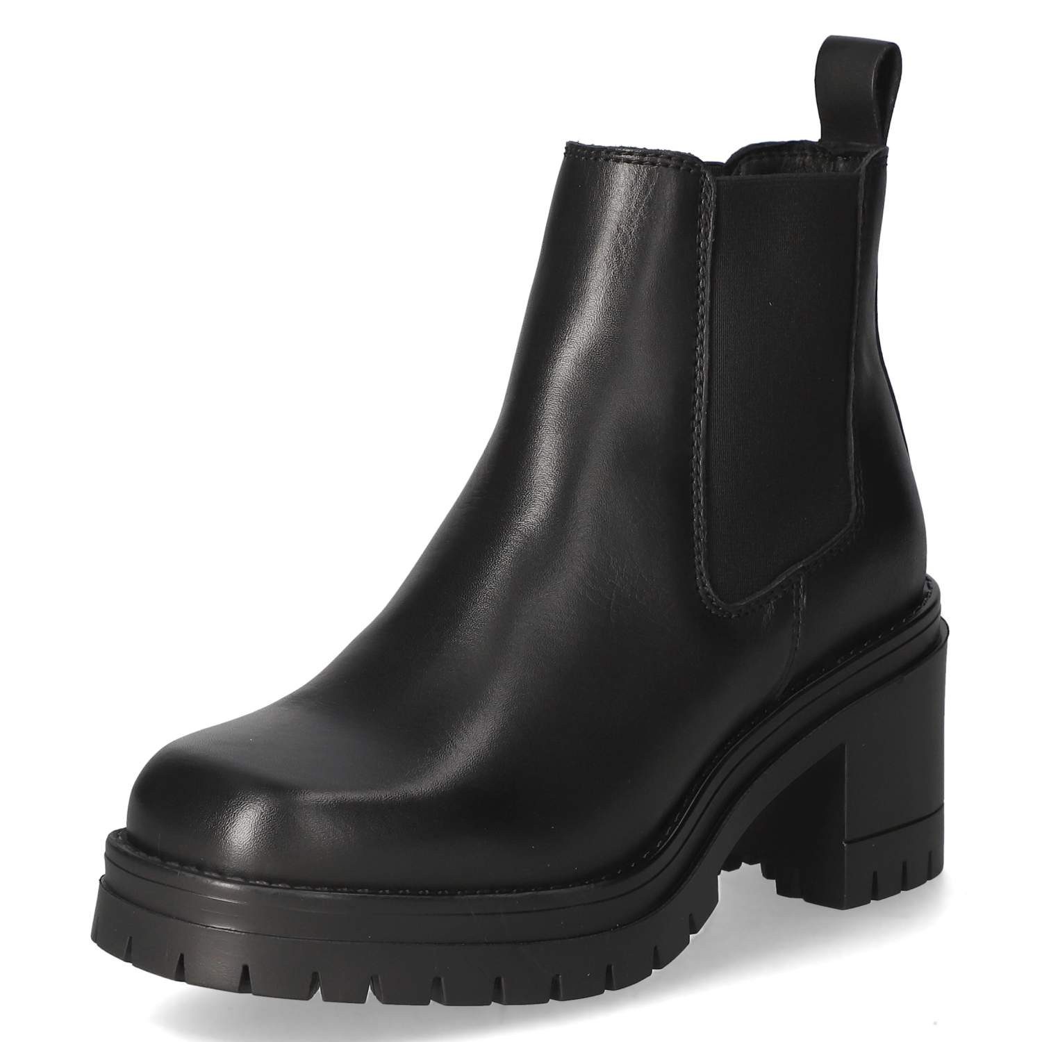 Fräulein Frida Fräulein Frida W1007 BLACK Damen Glattleder black Schlupfstiefel