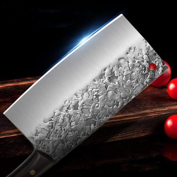 KEENZO Hackmesser Handgemacht Geschmiedet Küchenmesser Kochmesser Hackbeil Messer